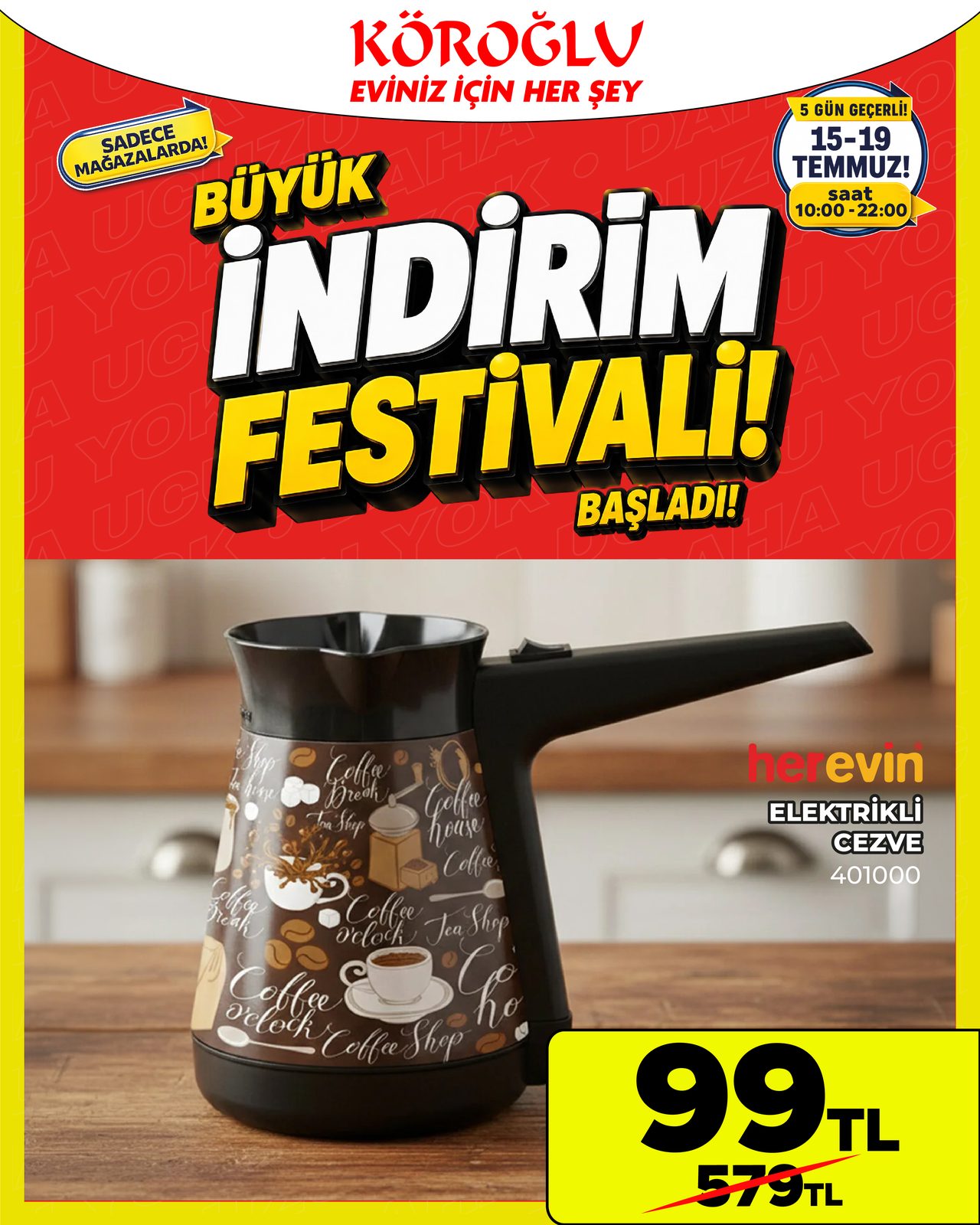 Evin Elektrikli Cezve Main image