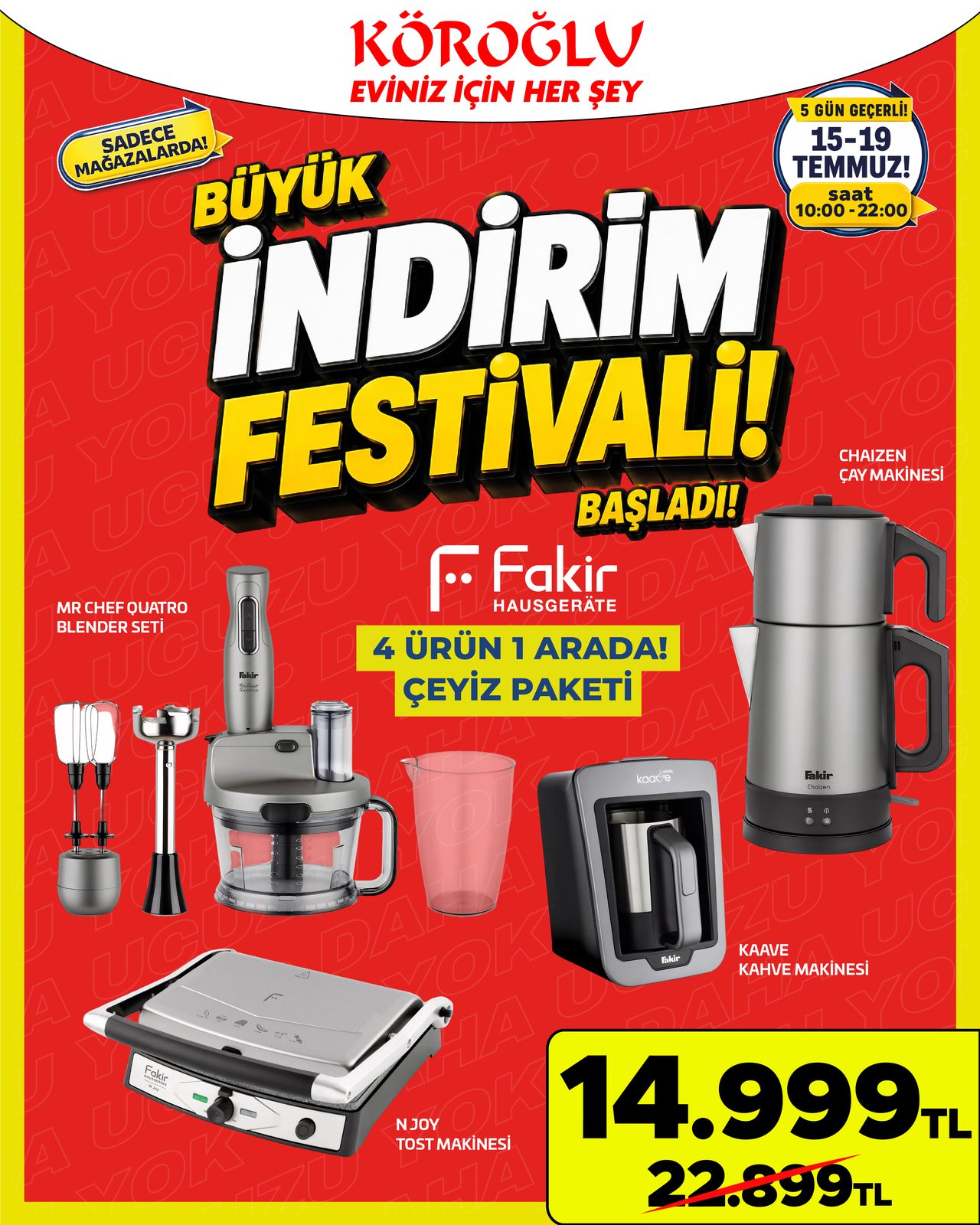 Fakir 4'lü Çeyiz Paketi Main image