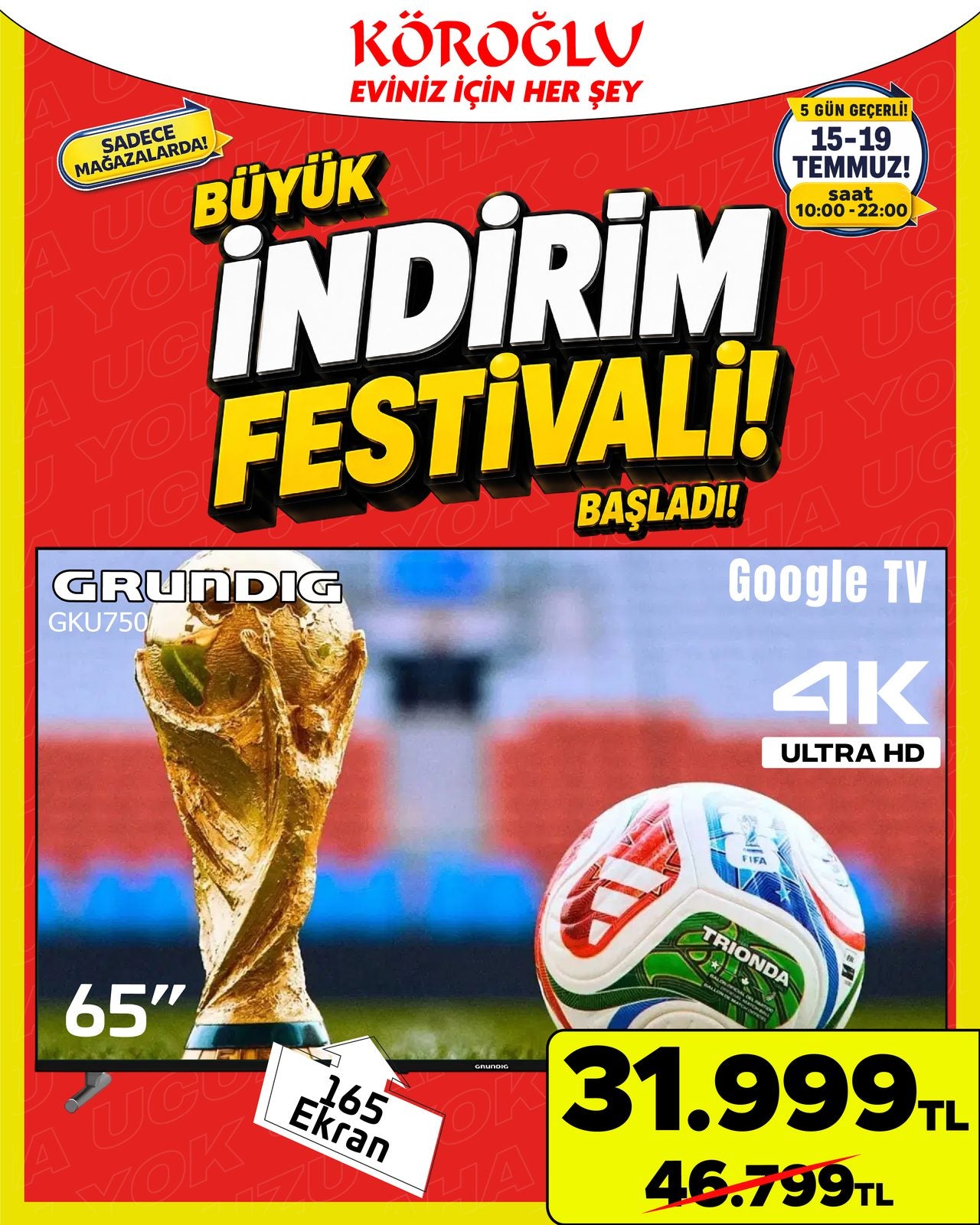 Grundig 65 İnç Google TV