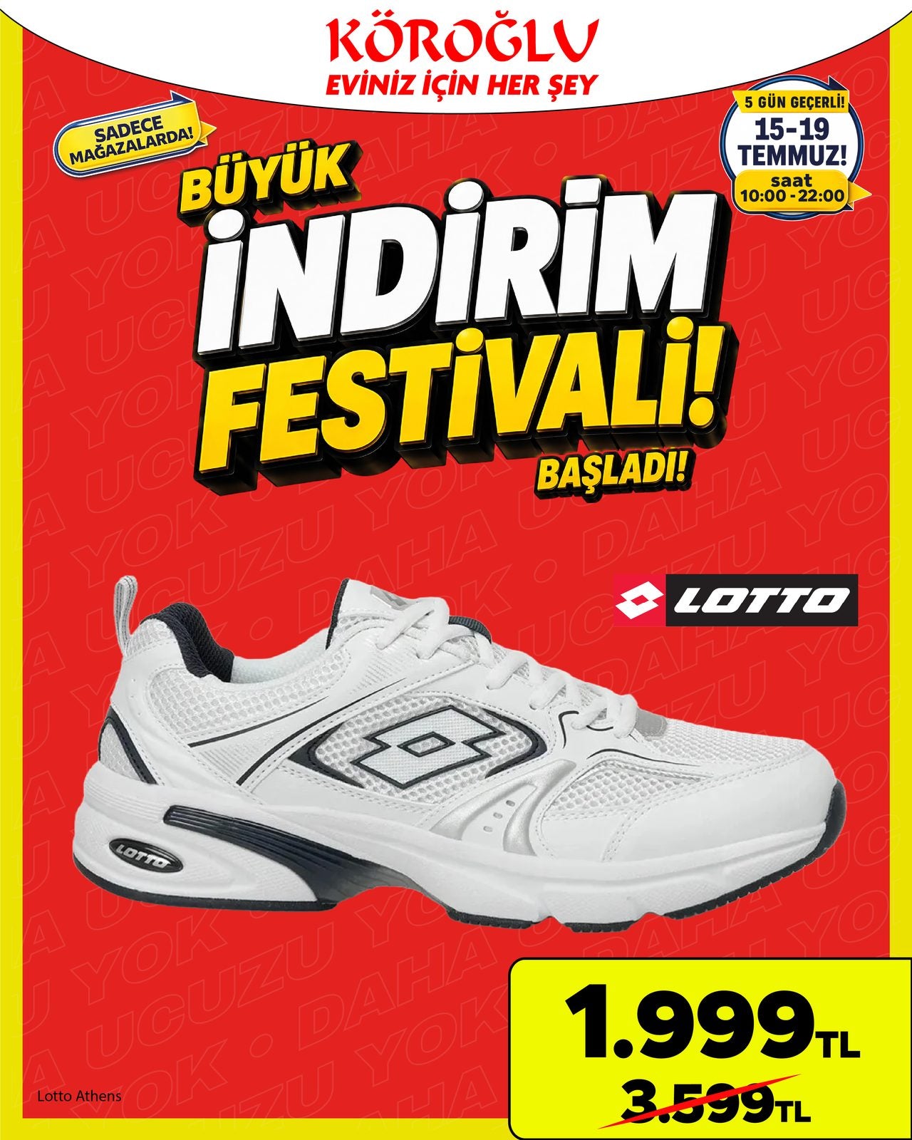 Lotto Beyaz Spor Ayakkabı