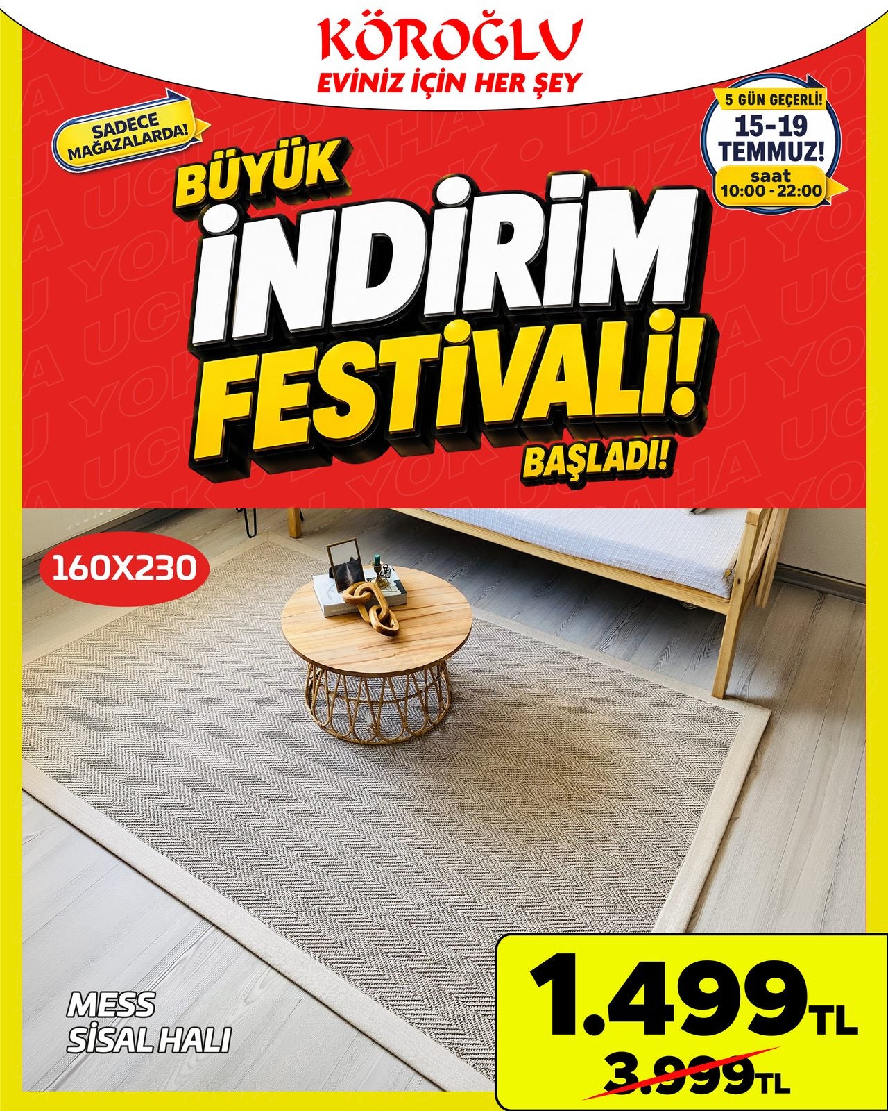 Mess Sisal Halı