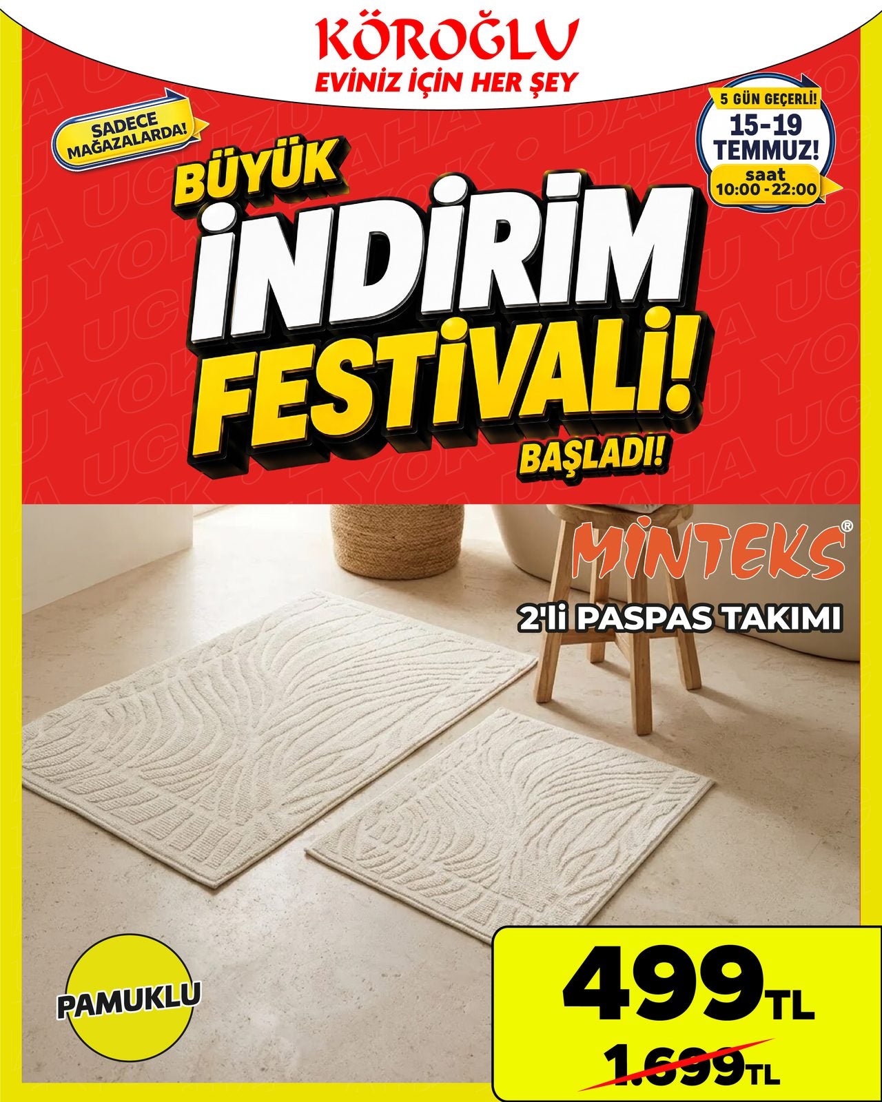 Minteks İkili Paspas Takımı