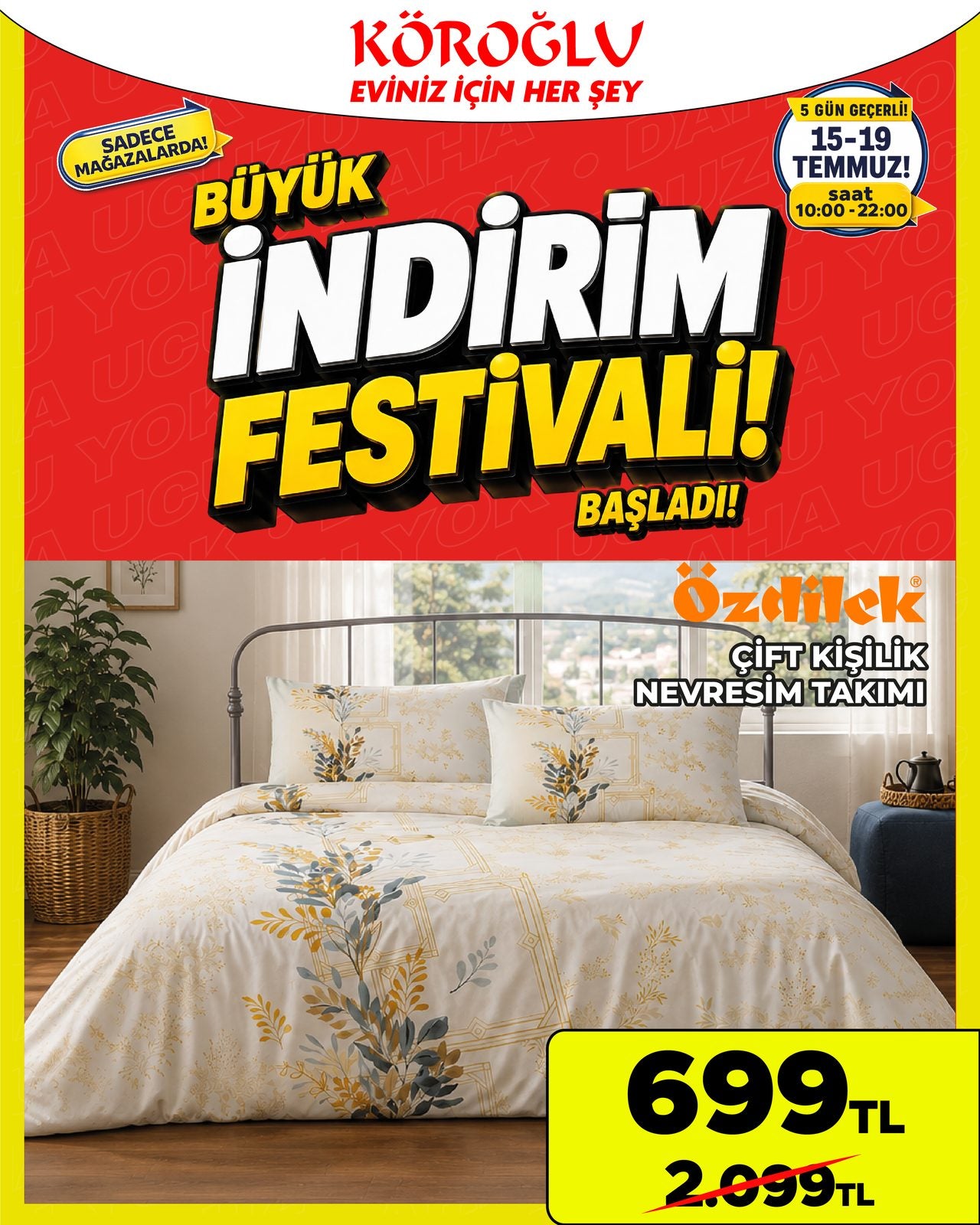 Özdilek Çift Kişilik Nevresim Takımı