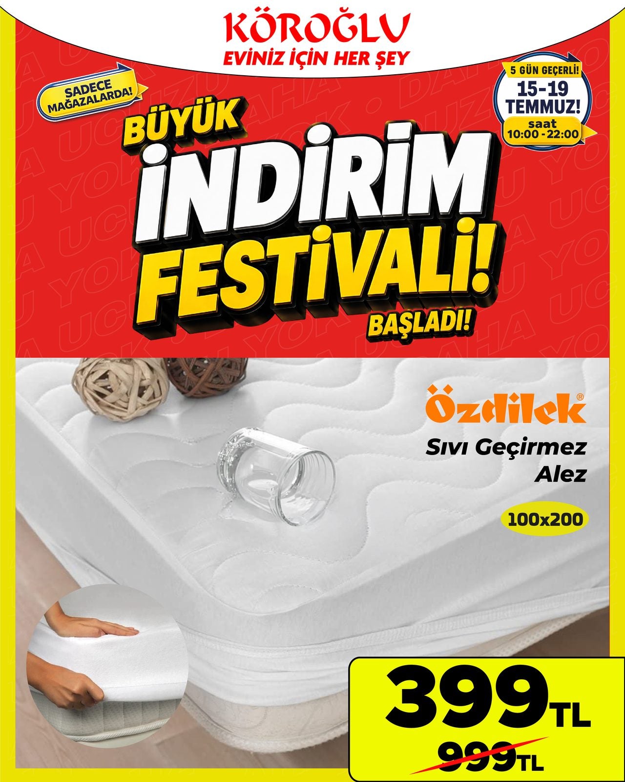 Özdilek Sıvı Geçirmez Alez