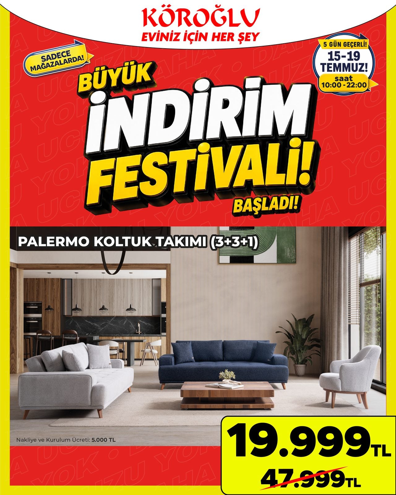Palermo Koltuk Takımı 3+3+1 Main image