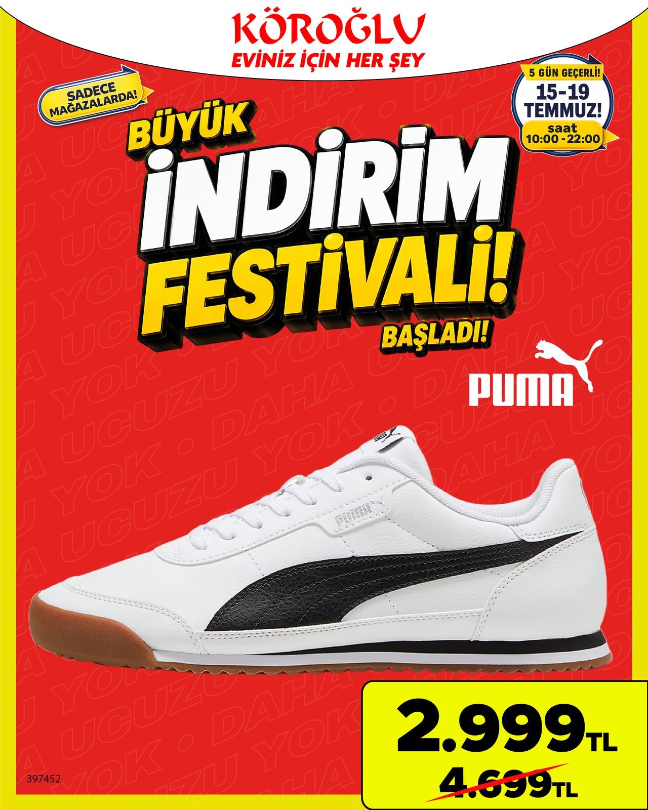 Puma Beyaz Spor Ayakkabı