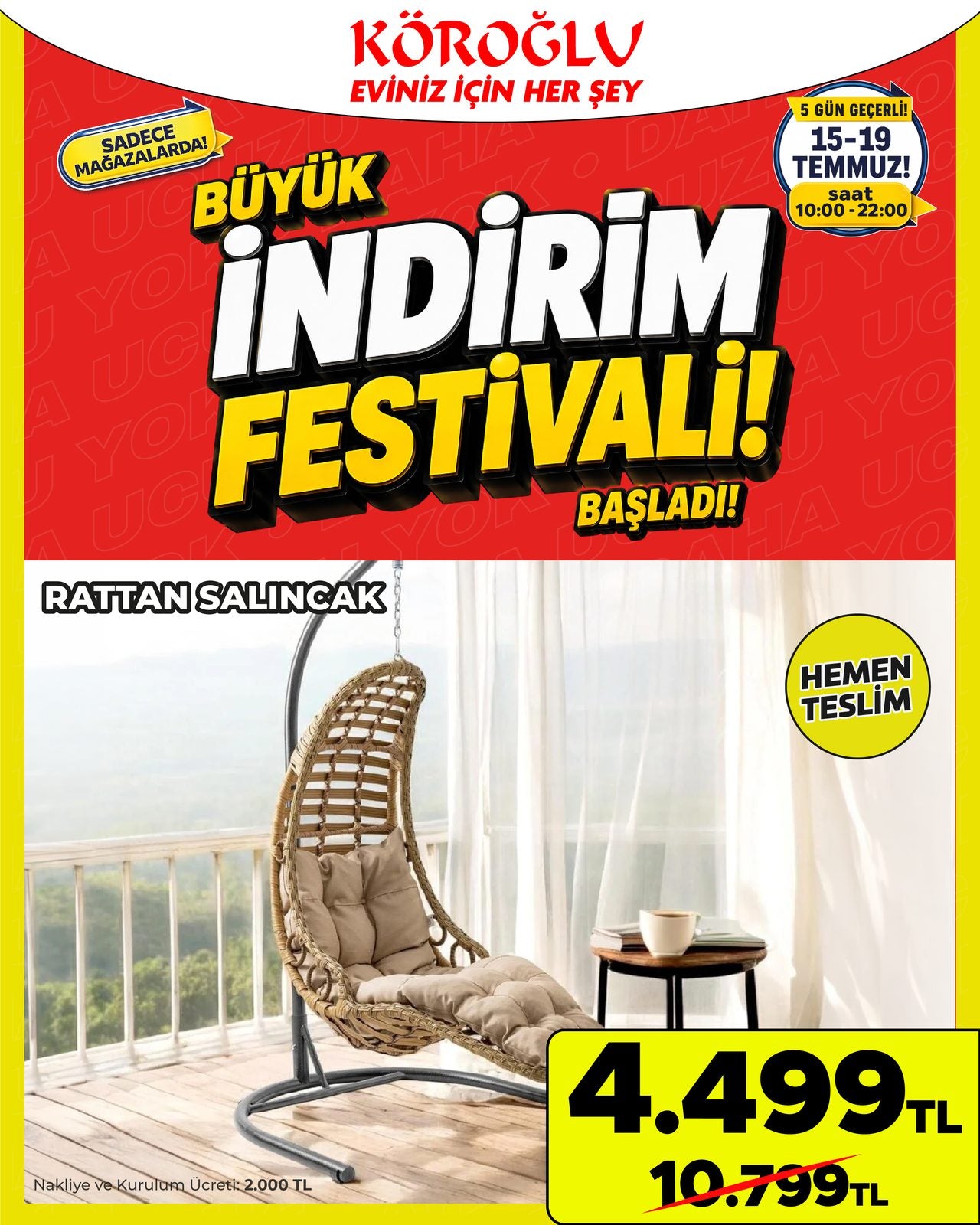 Rattan Salıncak Main image