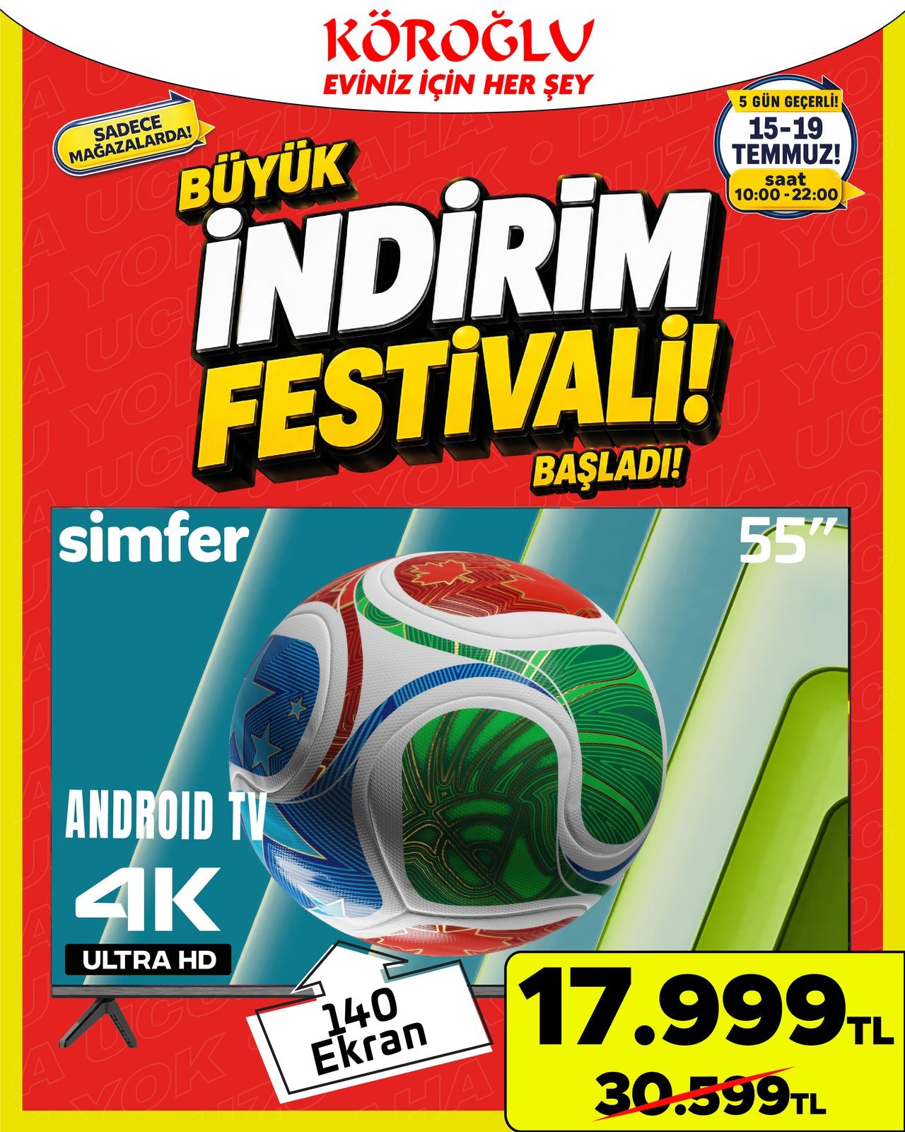 Simfer 55 İnç Android TV