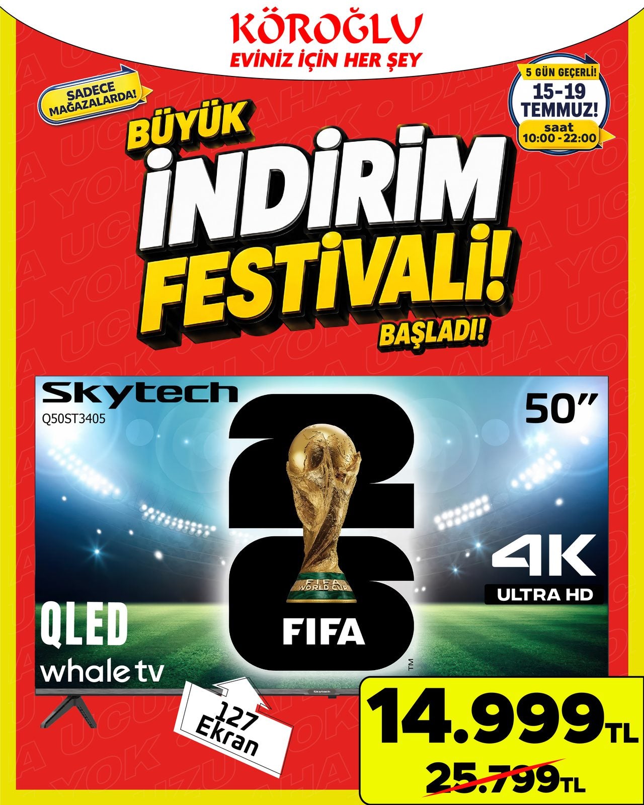 Skytech 50 İnç QLED TV