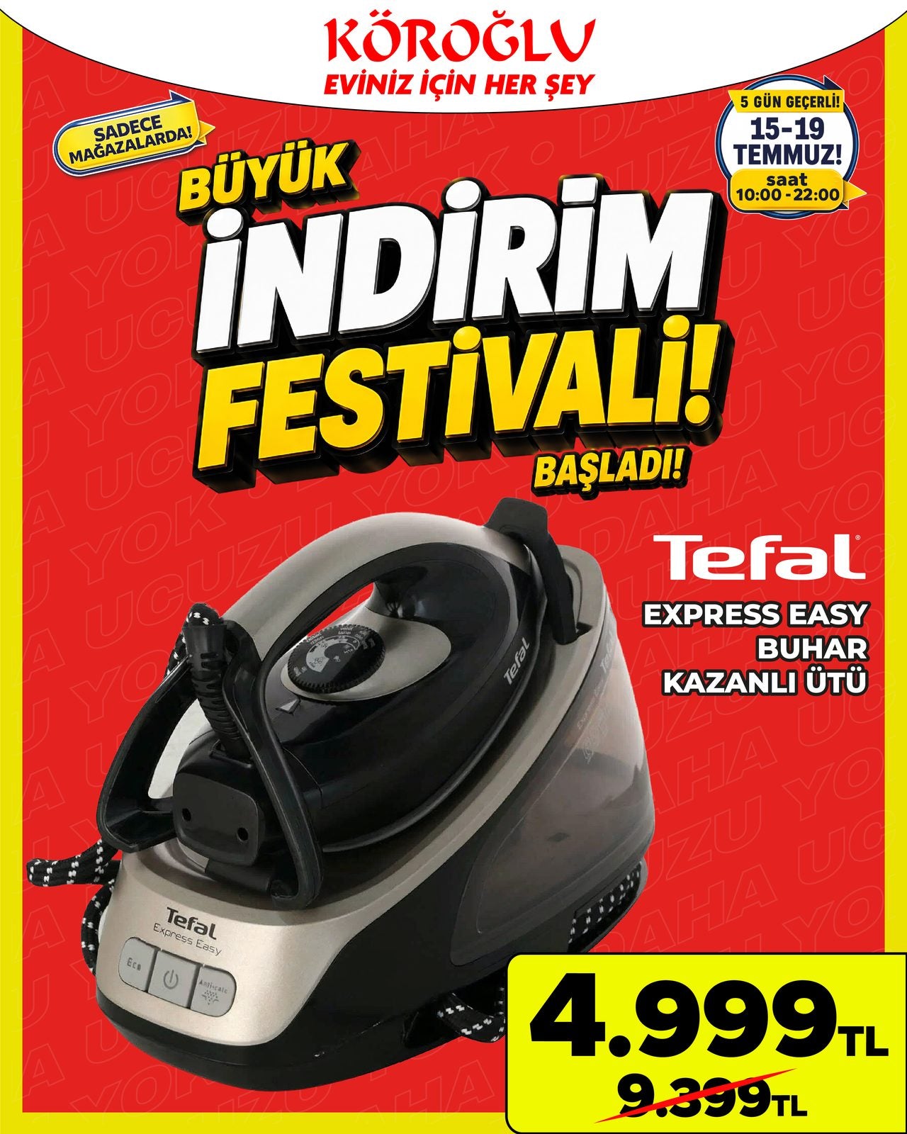 Tefal Express Easy Buhar Kazanlı Ütü