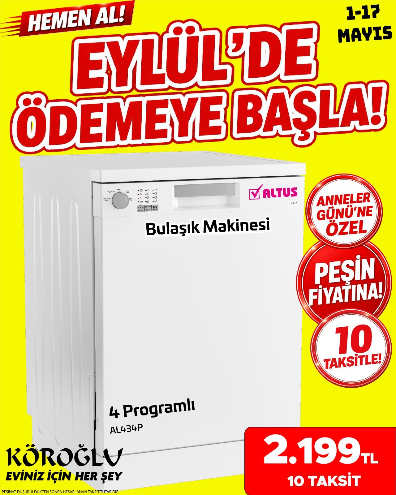 Altus Bulaşık Makinesi Main image