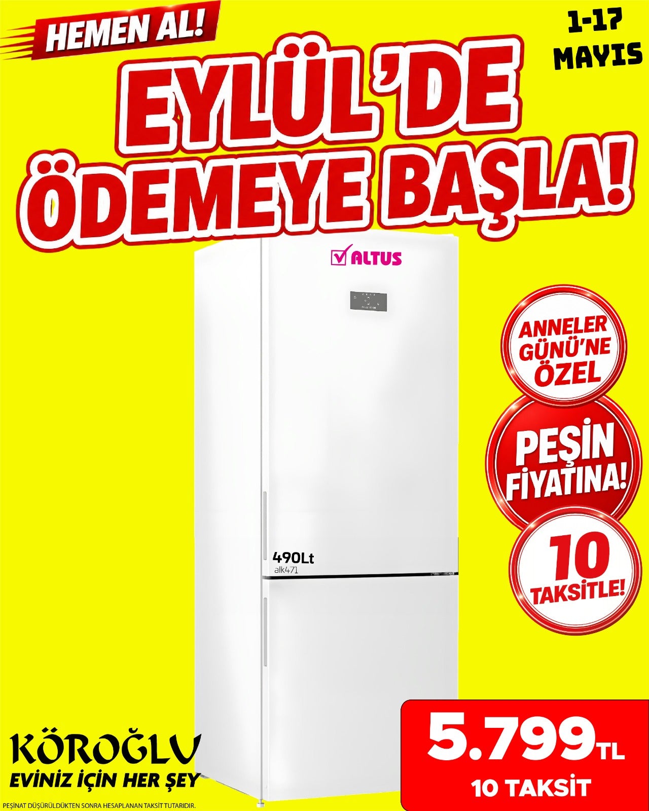 Altus Buzdolabı Main image