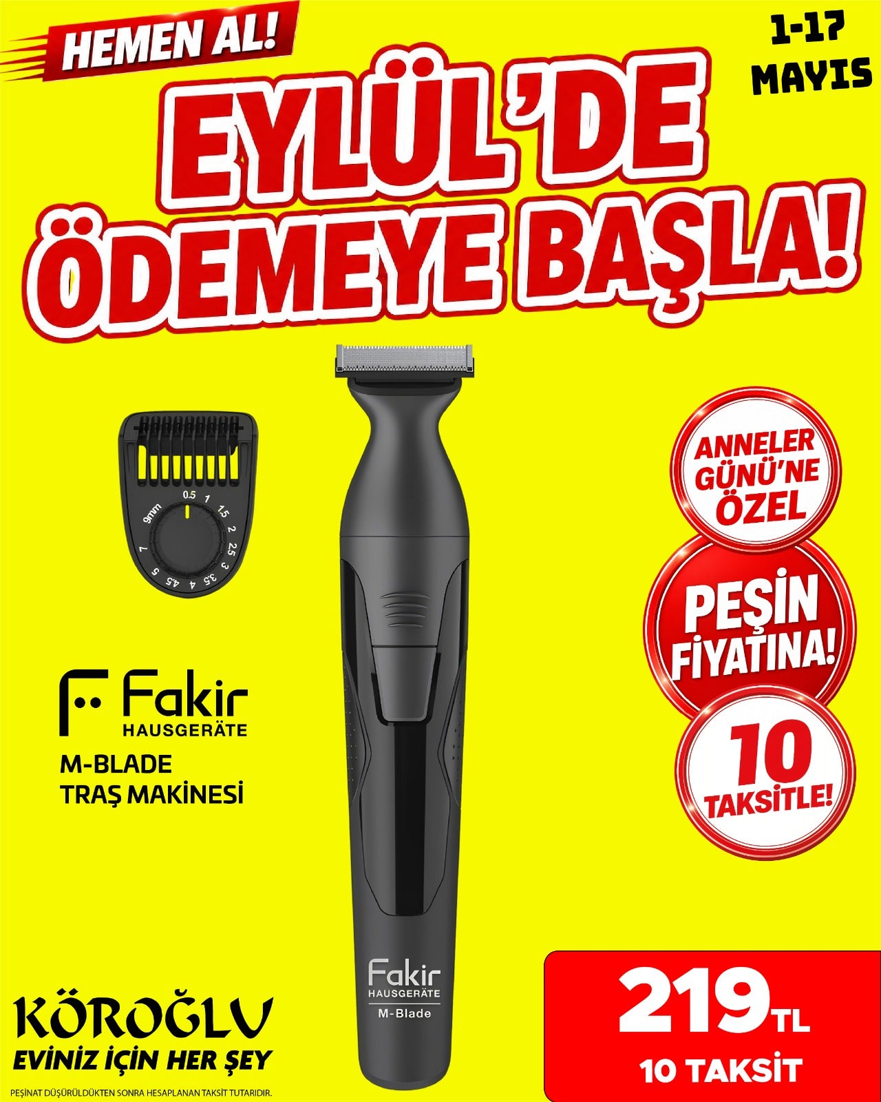 Fakir M-Blade Tıraş Makinesi Main image