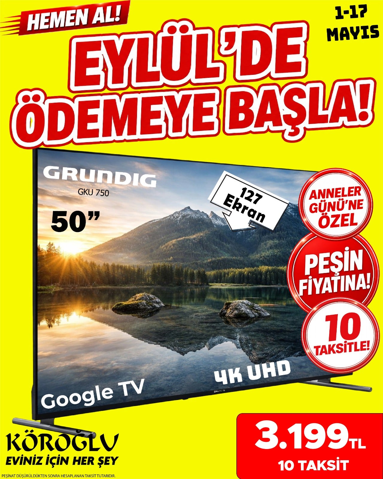 Grundig GKU 750 UHD TV Main image