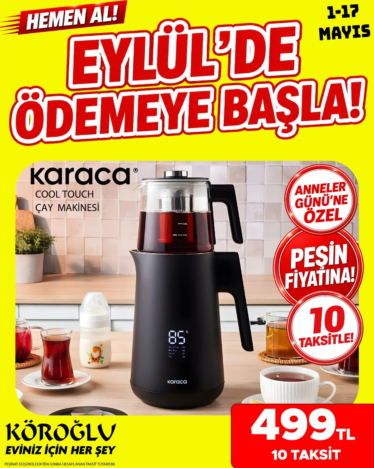 Karaca Cool Touch Çay Makinesi Main image