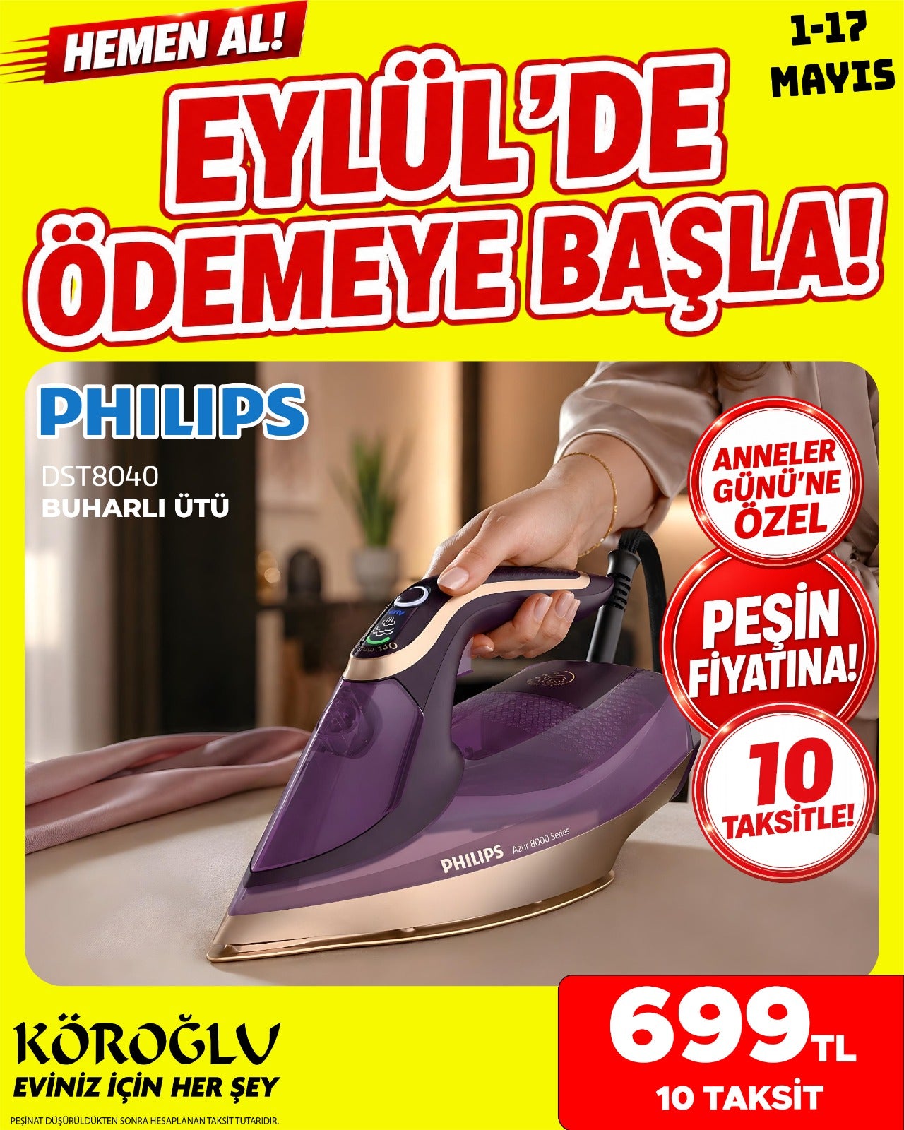 Philips DST8040 Buharlı Ütü