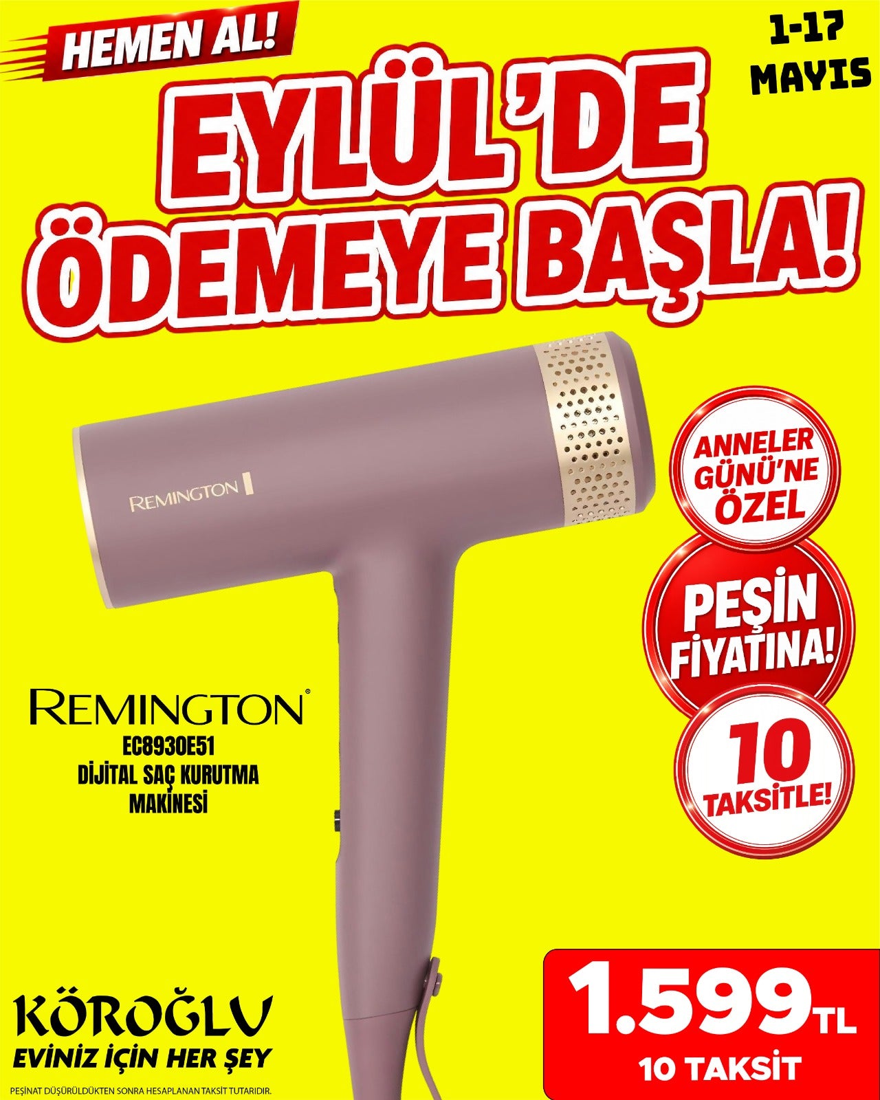Remington EC8930E51 Saç Kurutma Makinesi Main image