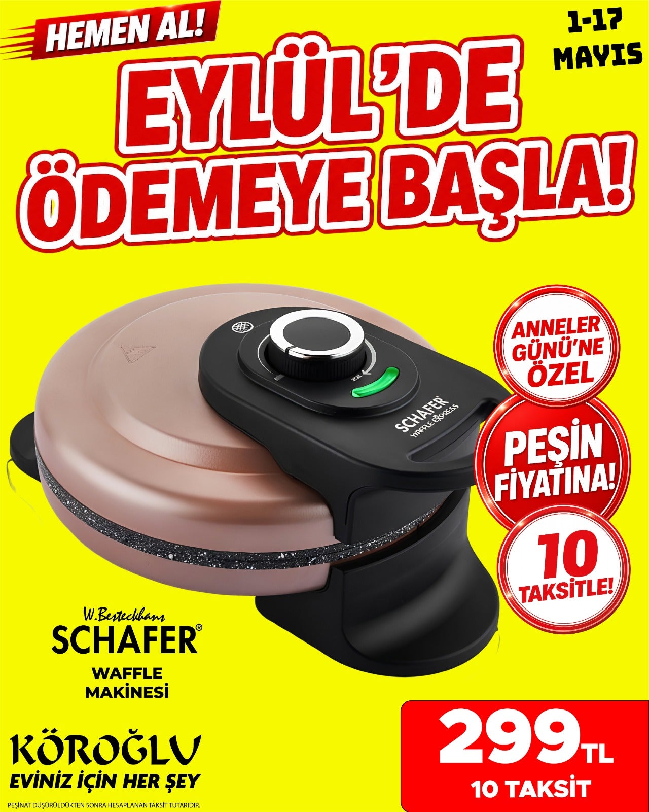 Schafer Waffle Makinesi