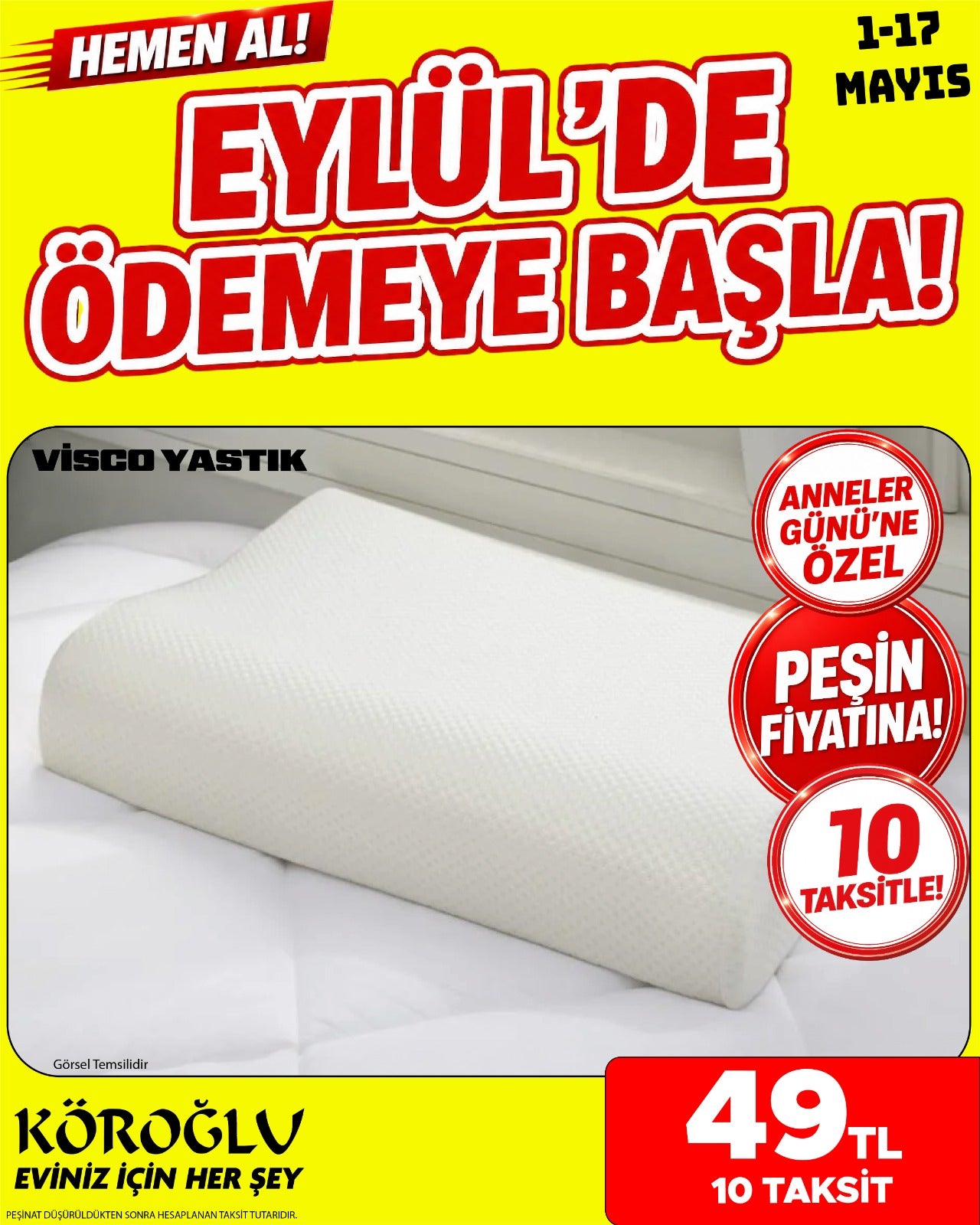 Visco Yastık