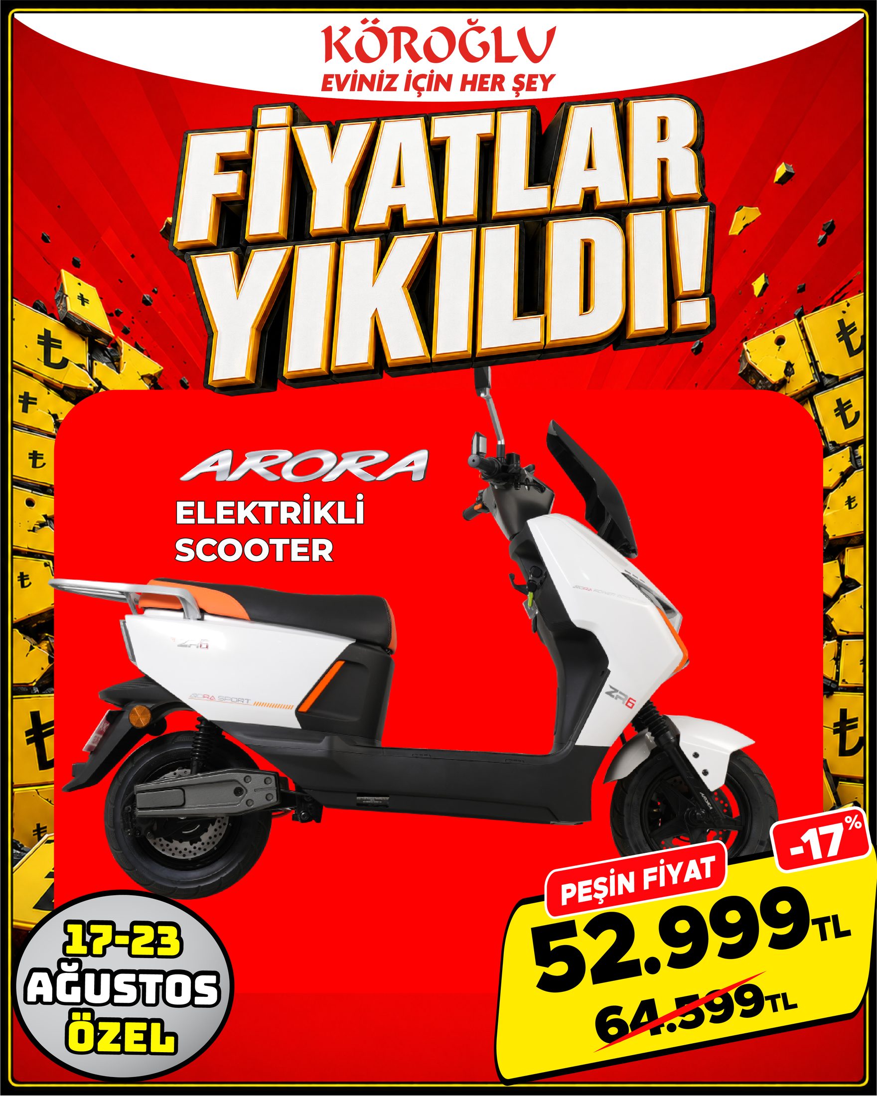 Arora Elektrikli Scooter