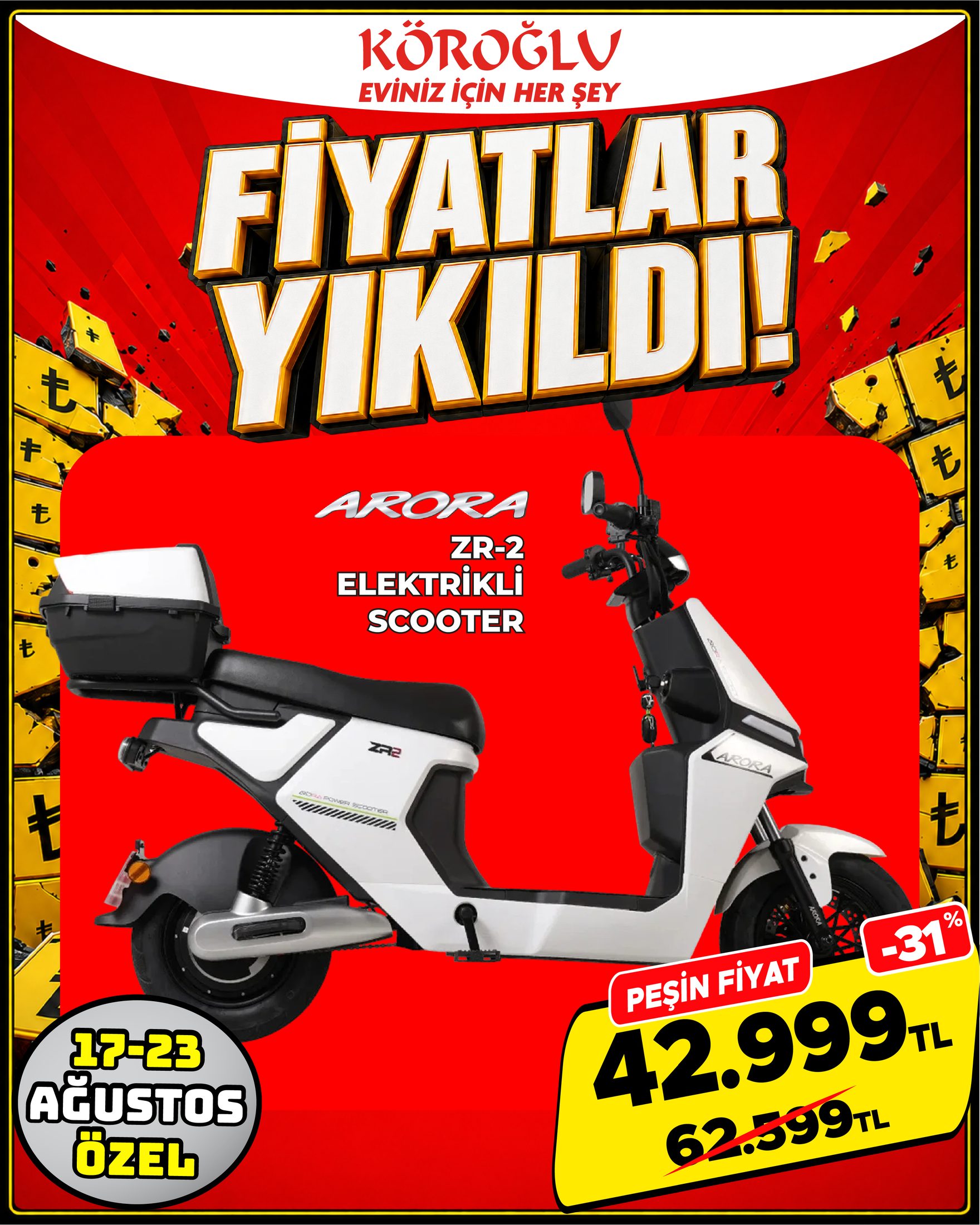 Arora ZR-2 Elektrikli Scooter Main image