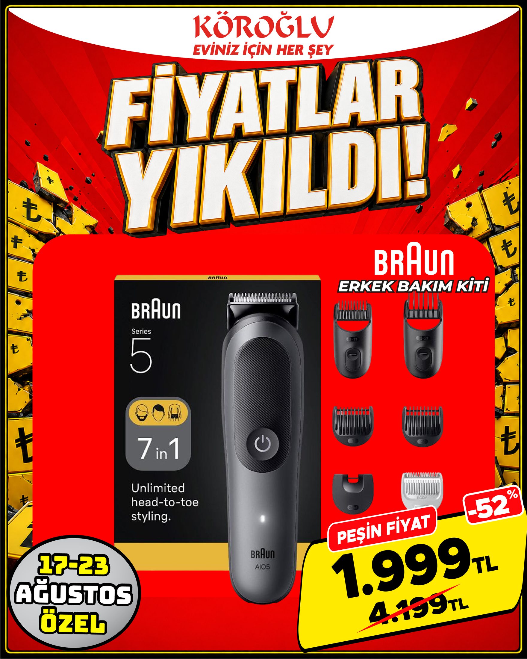 Braun Erkek Bakım Kiti