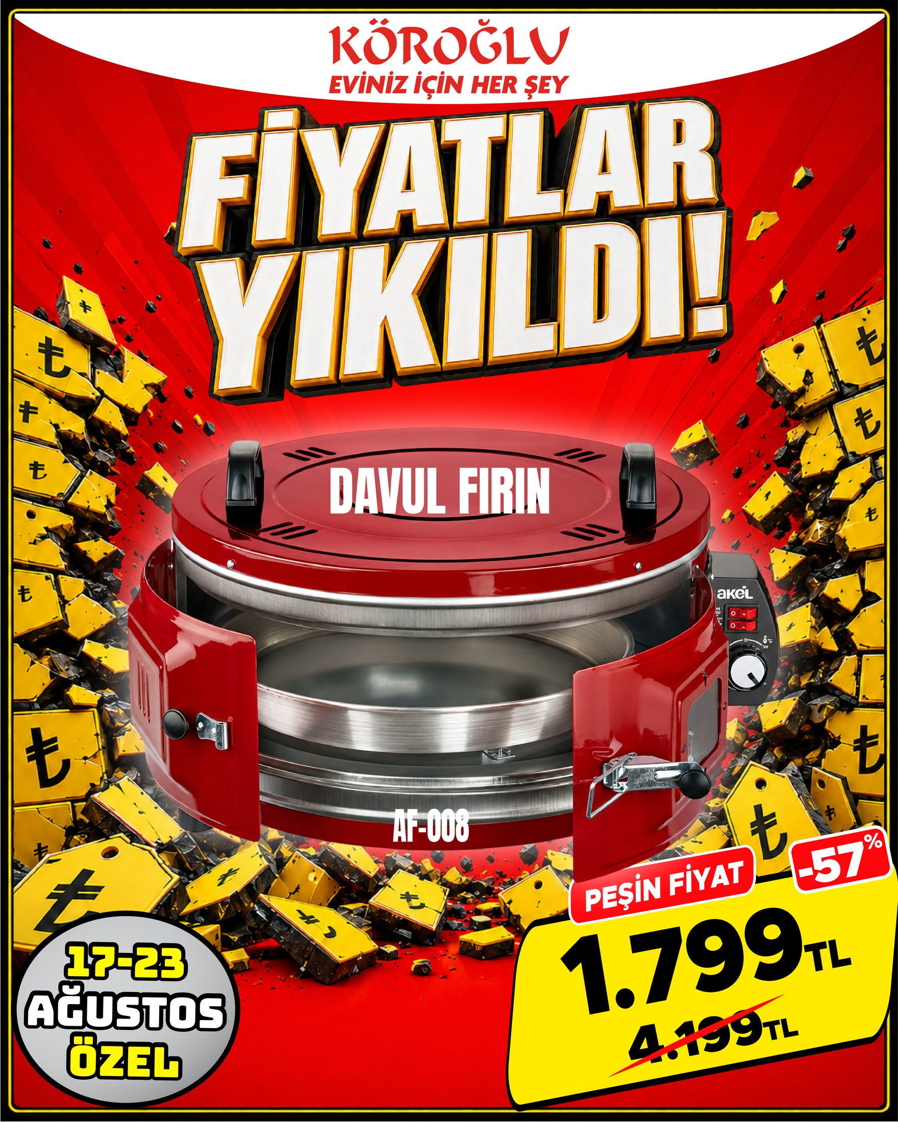 Davul Fırın AF-008
