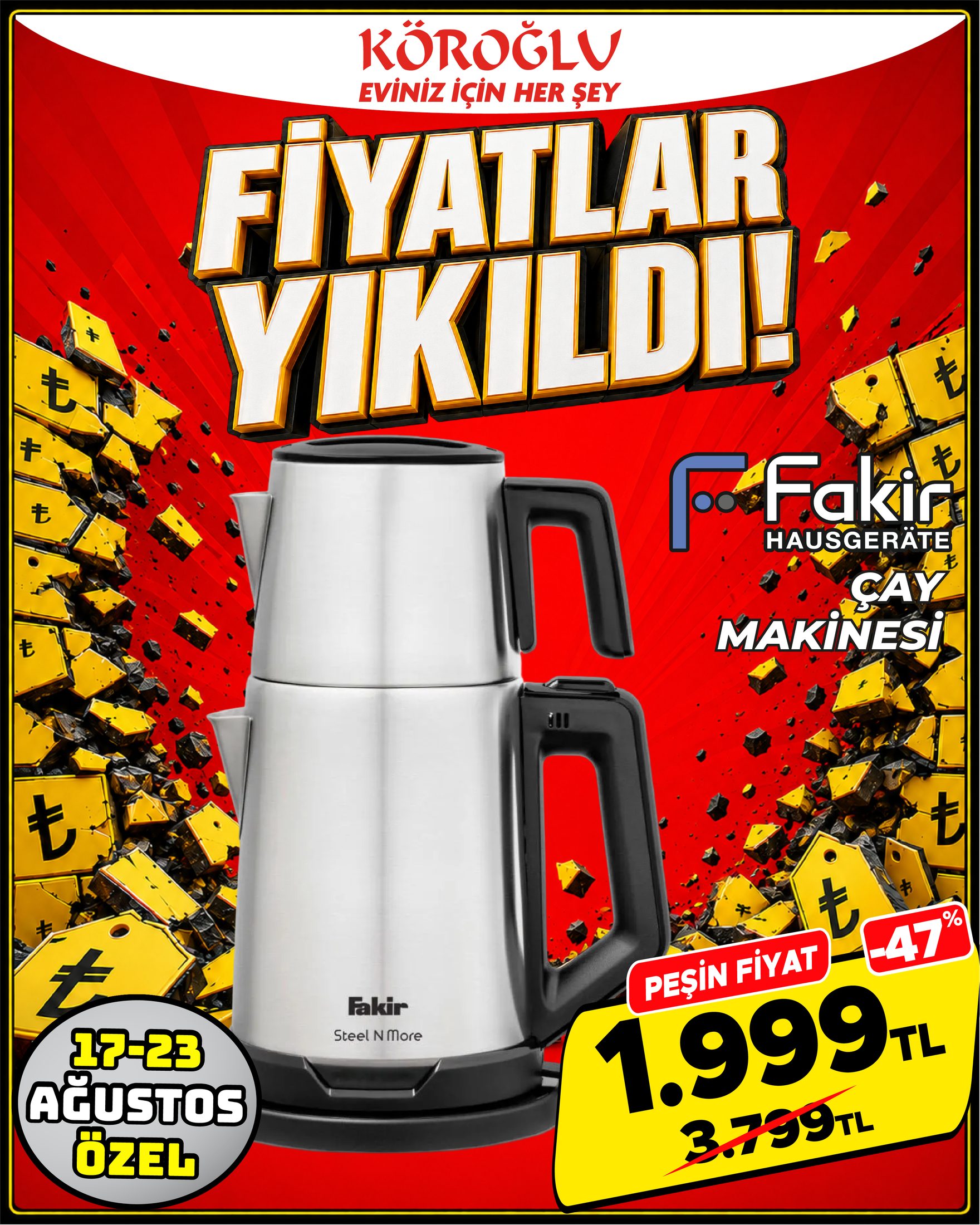 Fakir Çay Makinesi Steel N More Main image