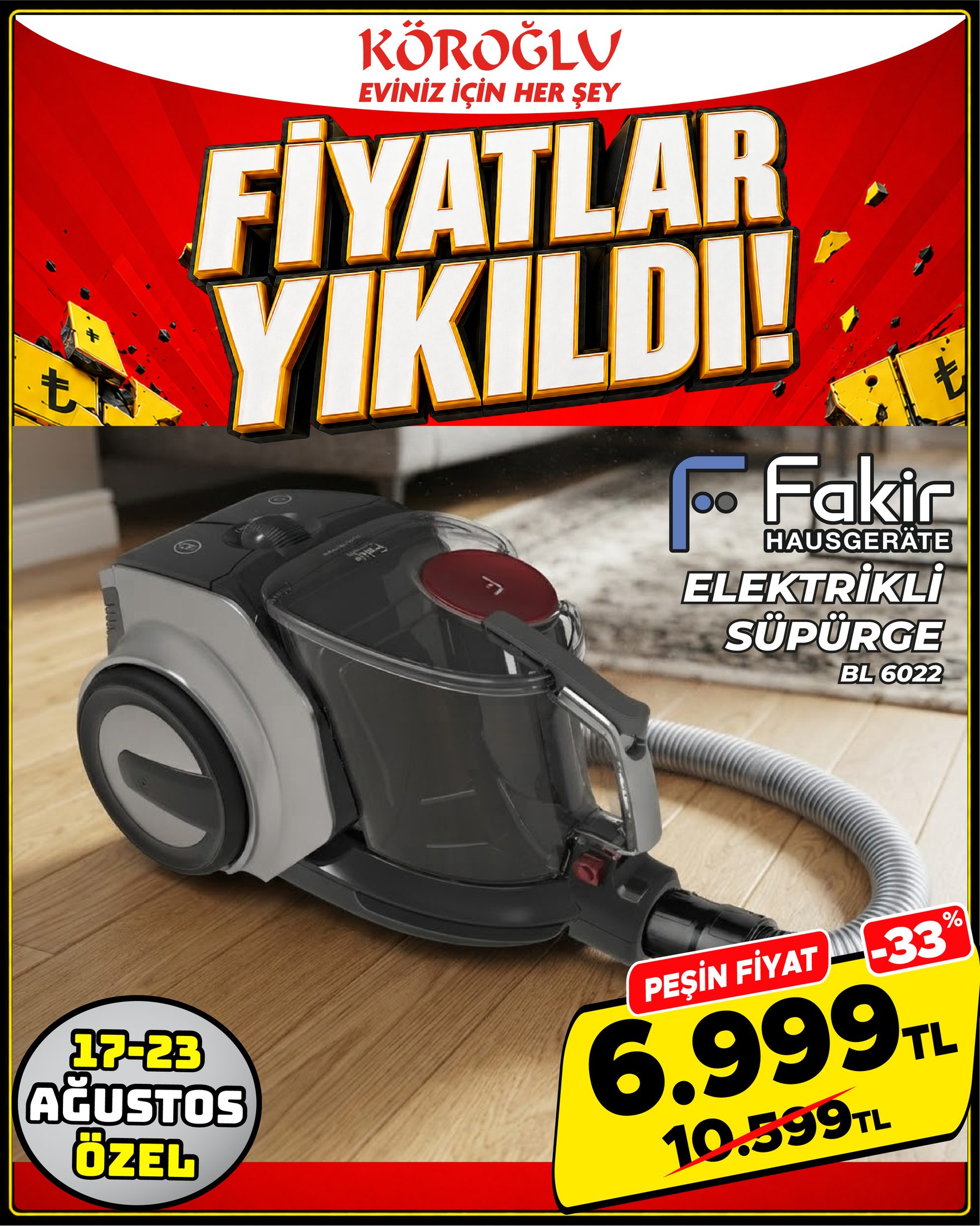 Fakir Elektrikli Süpürge BL6022 Main image