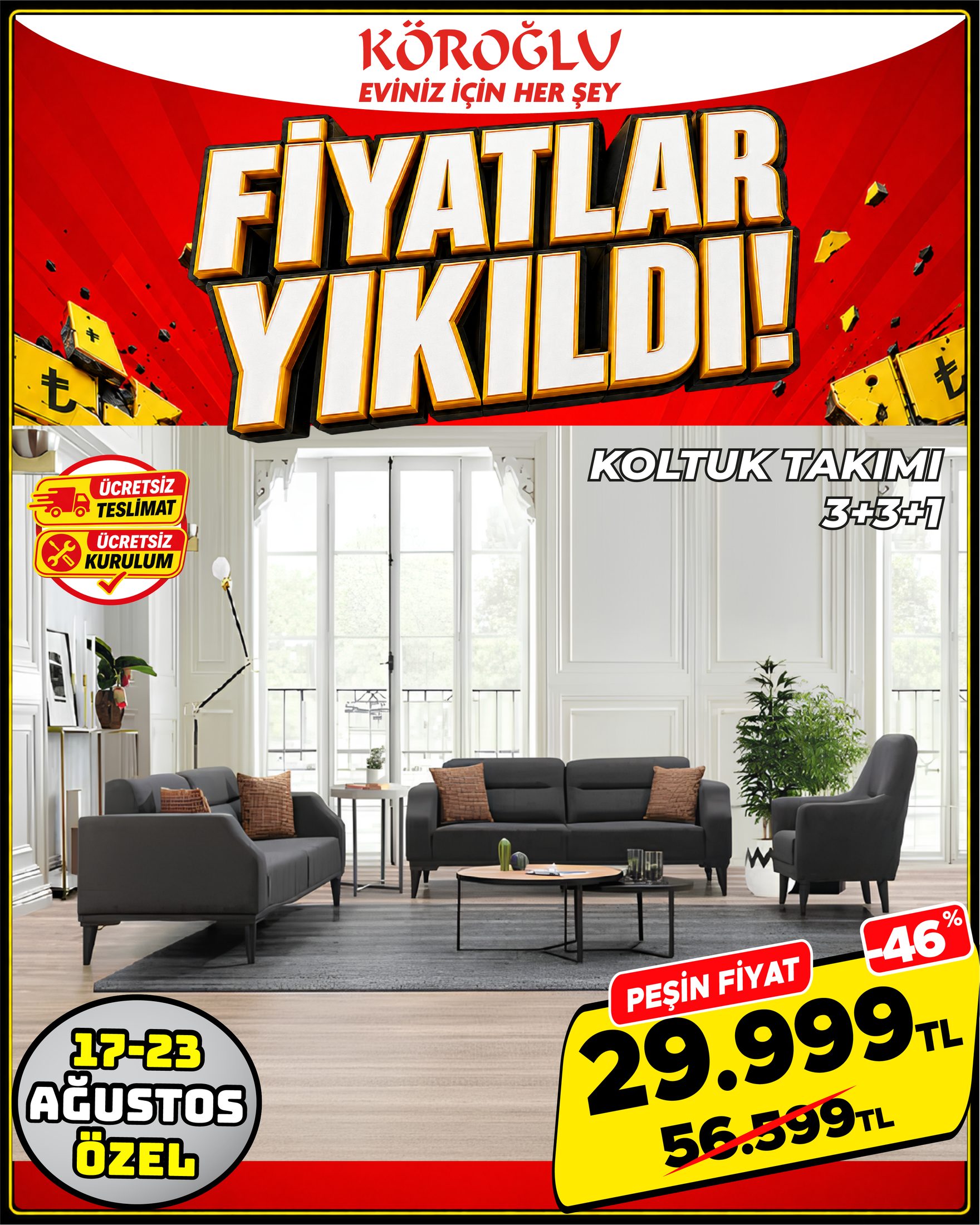 Koltuk Takımı 3+3+1 Model 2 Main image