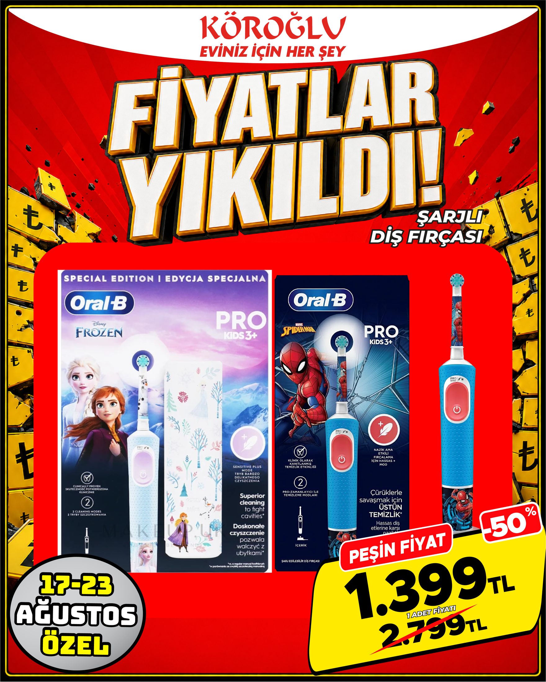 Oral-B Şarjlı Diş Fırçası Main image