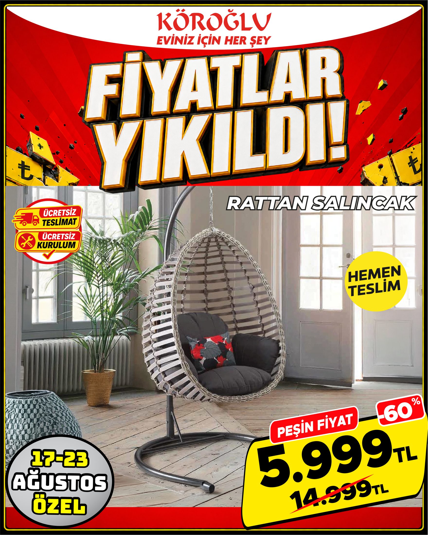 Rattan Salıncak Main image