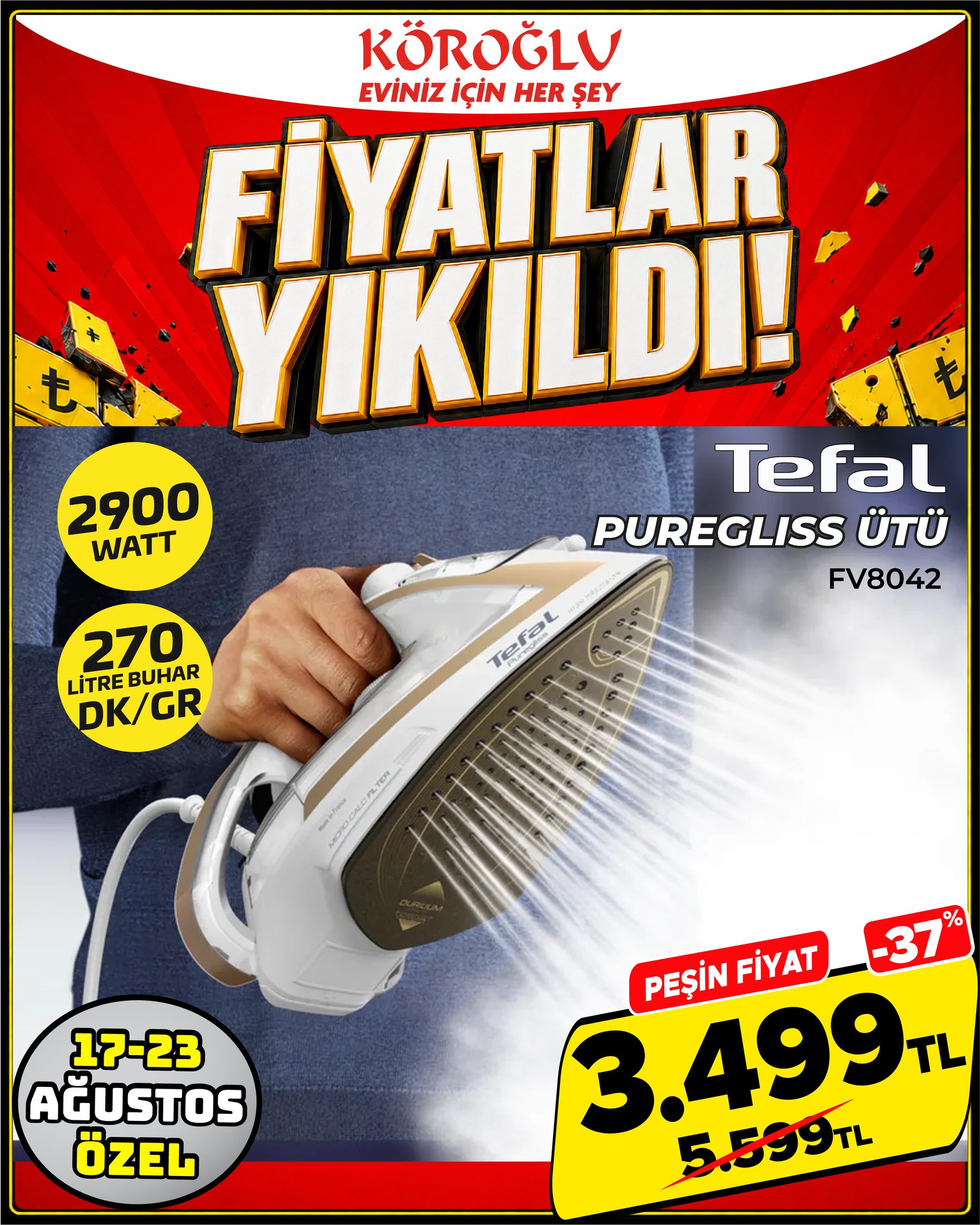 Tefal Puregliss Ütü FV8042 Main image