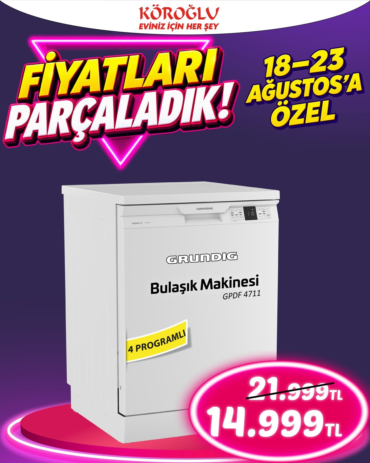 Altus Bulaşık Makinesi