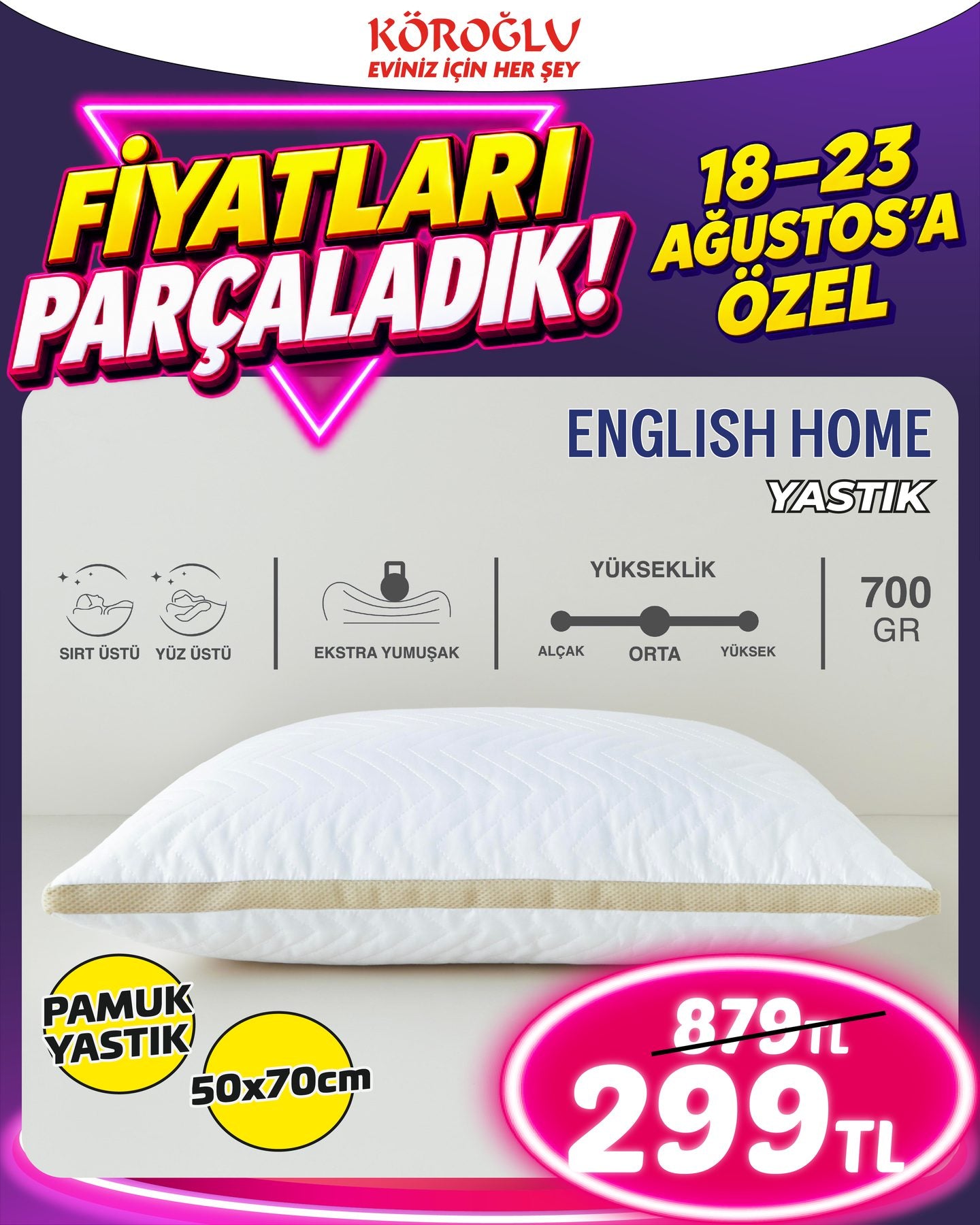 English Home Yastık 50x70 Main image