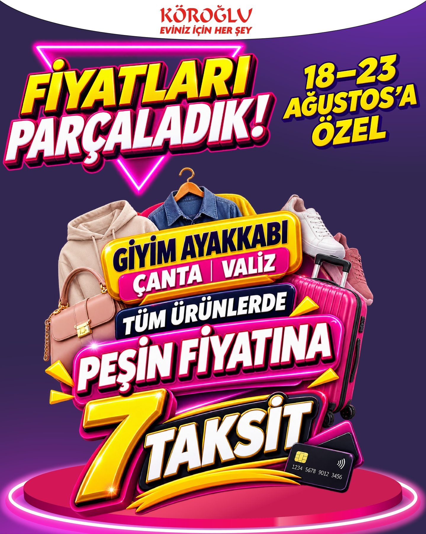 Giyim, Ayakkabı, Çanta ve Valiz Main image