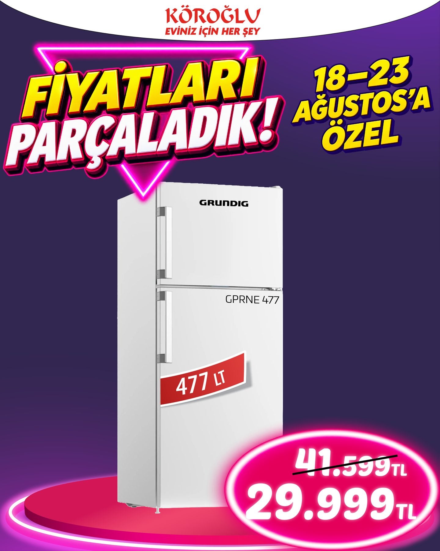 Grundig 477 Lt Buzdolabı Main image