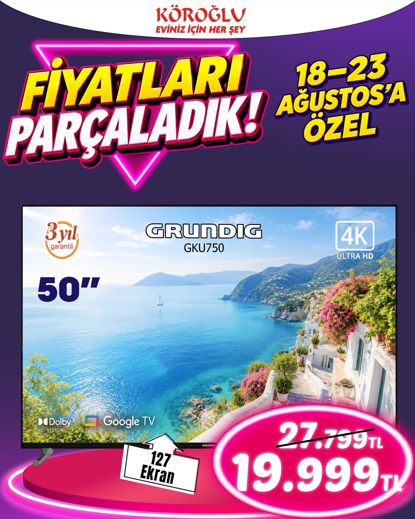Grundig 50 İnç Google TV Main image