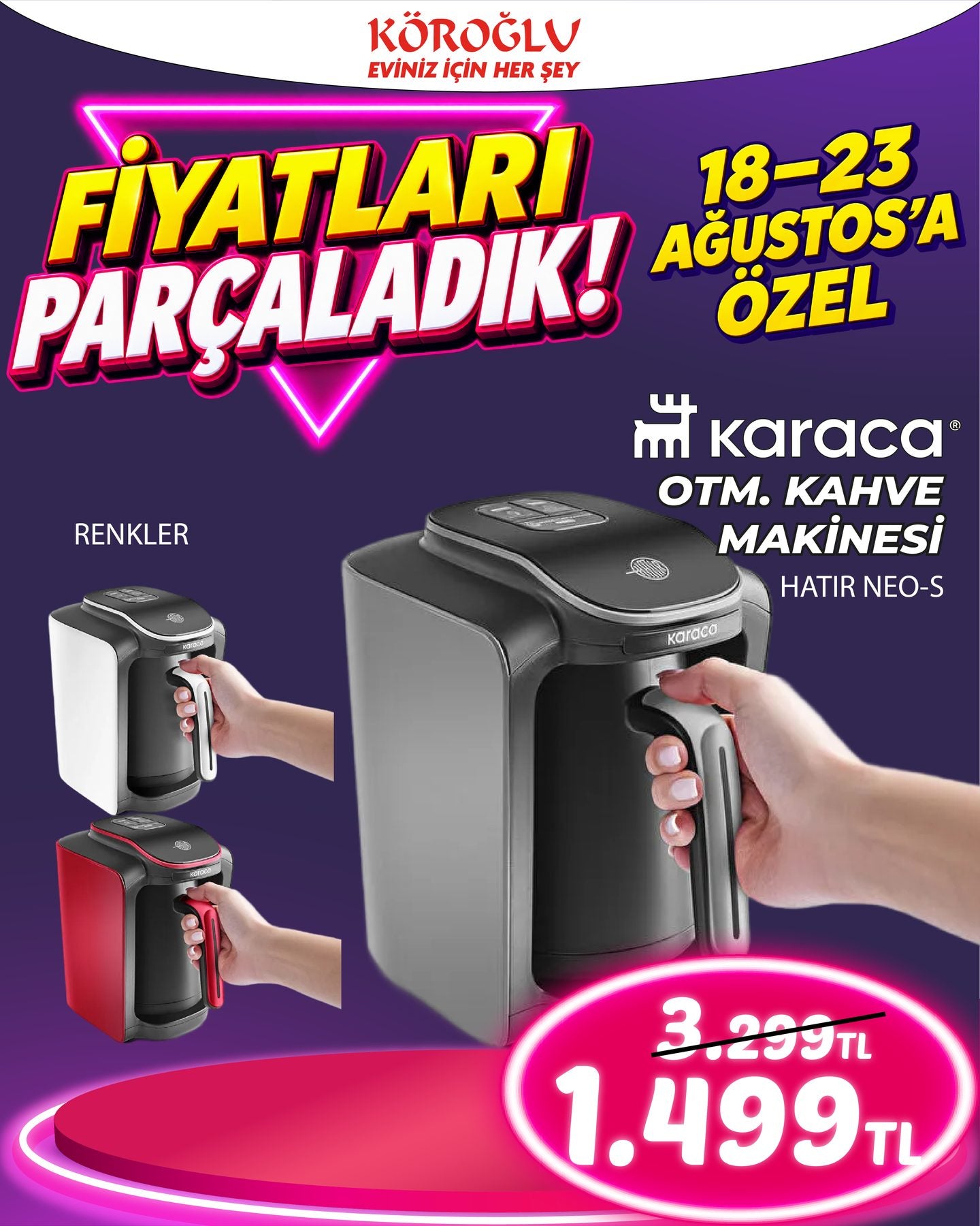 Karaca OTM Kahve Makinesi Hatır Neo S Main image