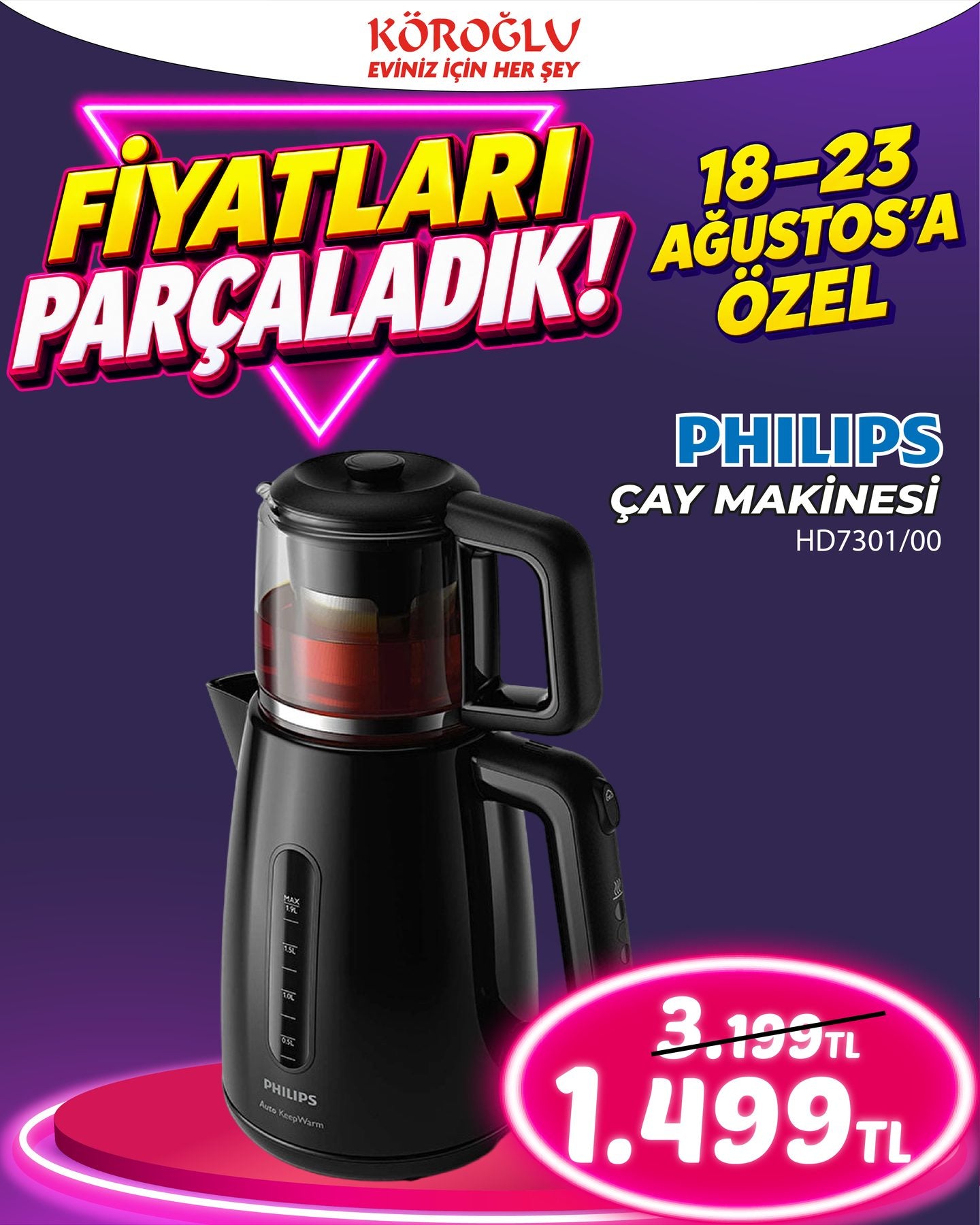 Philips Çay Makinesi HD7310/90 Main image