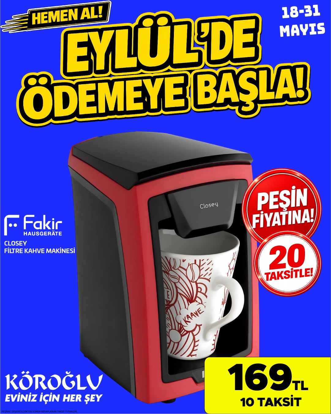 Fakir Clovery Filtre Kahve Makinesi Main image
