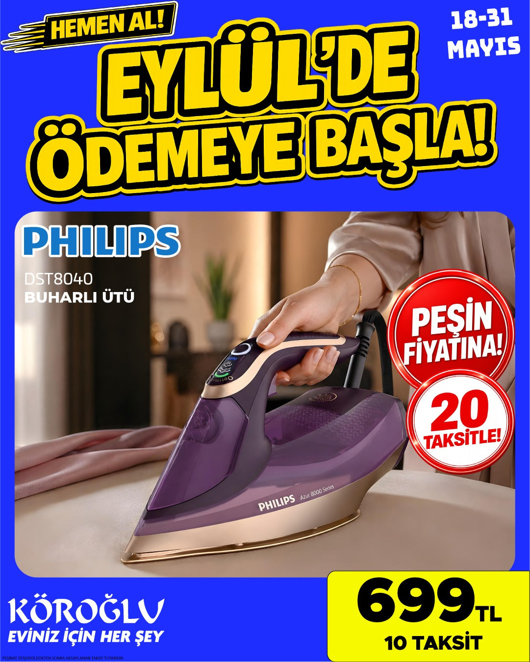 Philips Buharlı Ütü