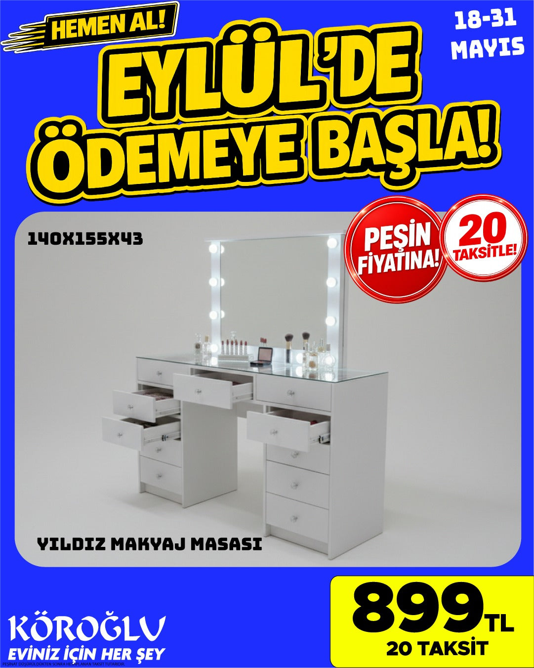 Yıldız Makyaj Masası Main image