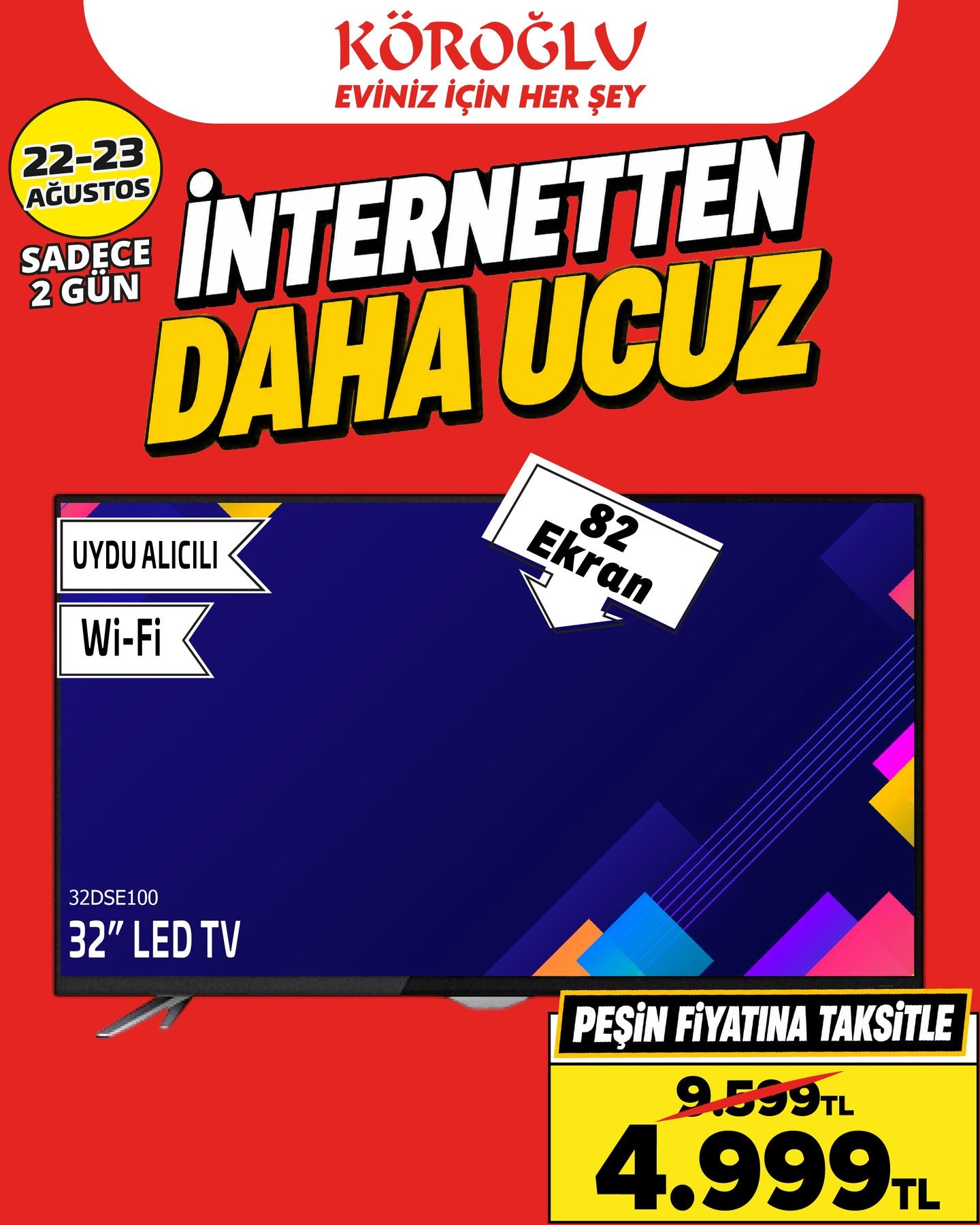 32 İnç LED TV