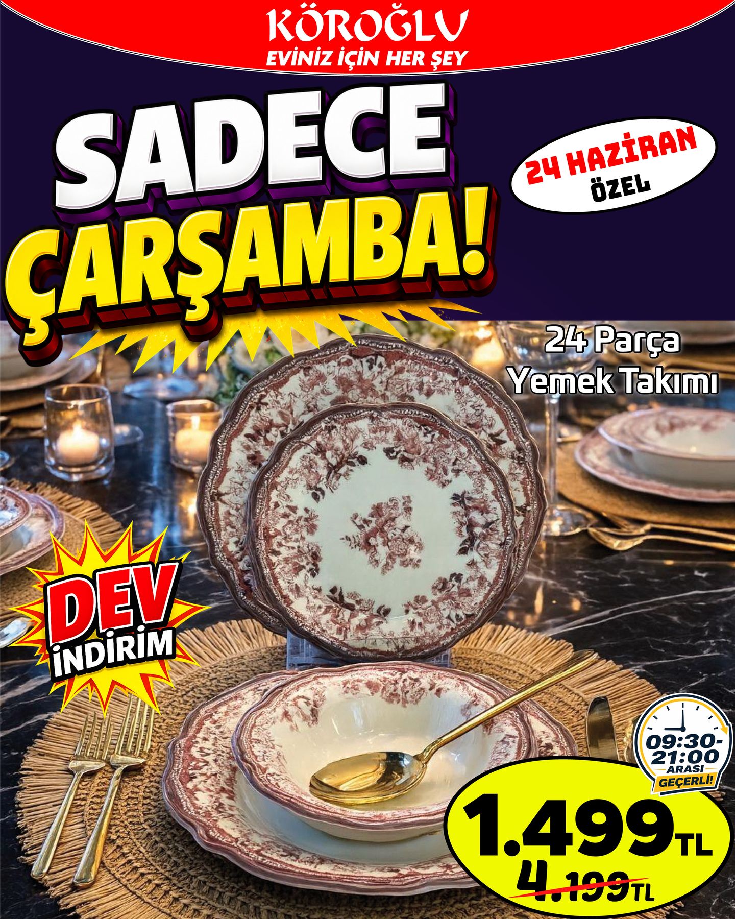 24 Parça Yemek Takımı Main image