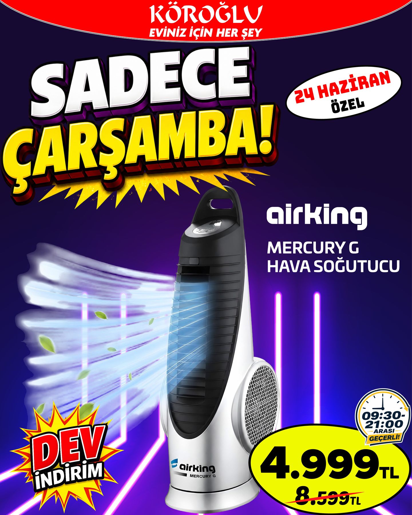 Airking Mercury G Hava Soğutucu