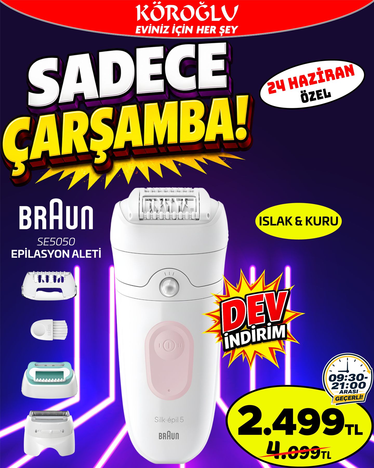 Braun Epilasyon Aleti