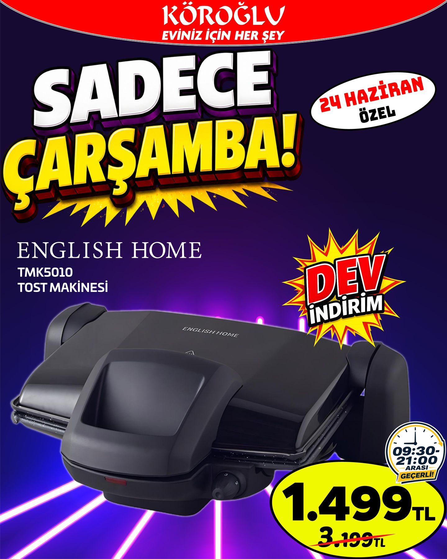 English Home Tost Makinesi