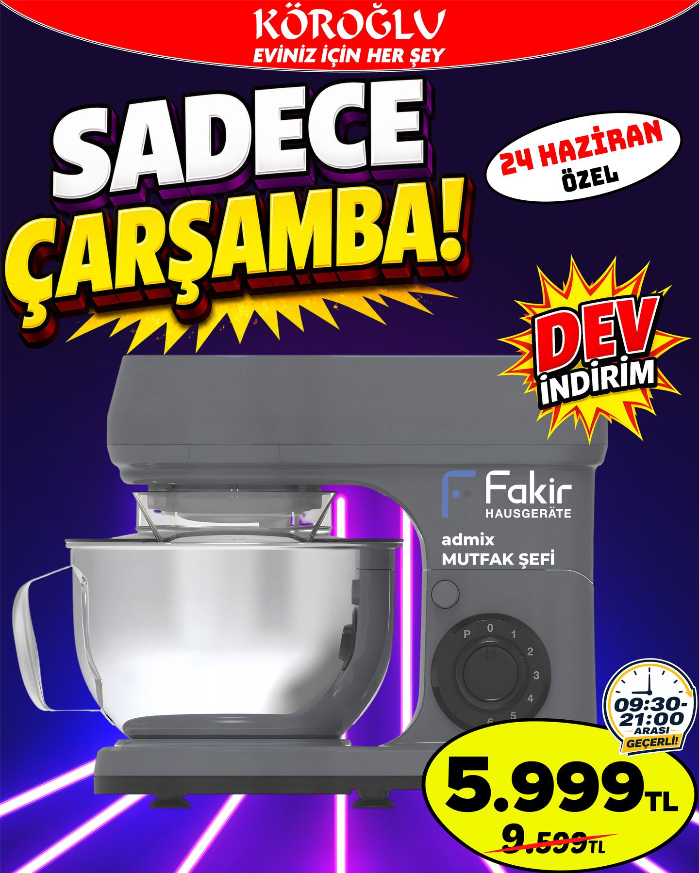 Fakir Admix Mutfak Şefi