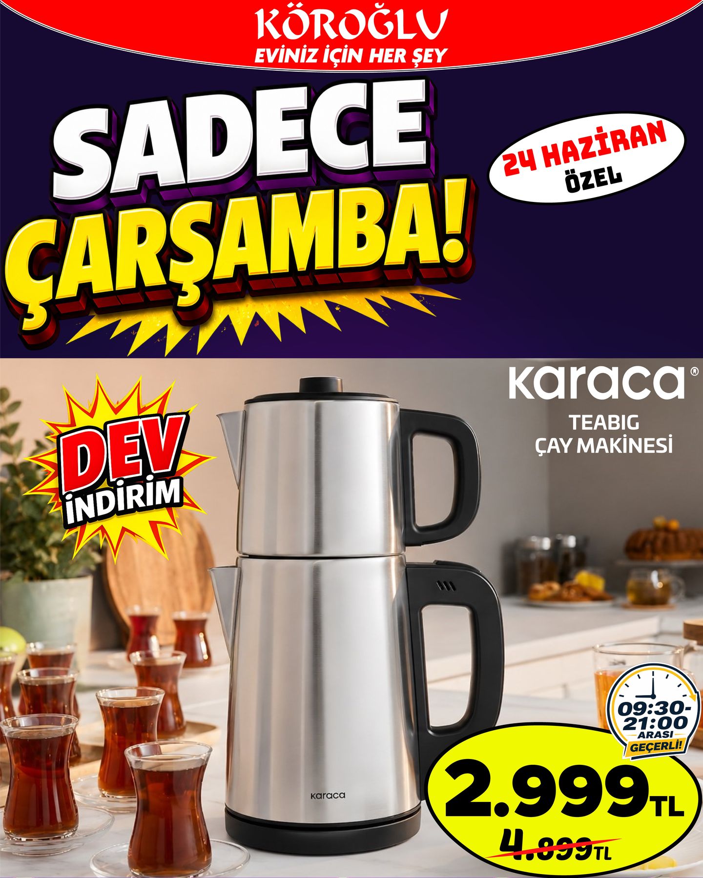 Karaca Çay Makinesi